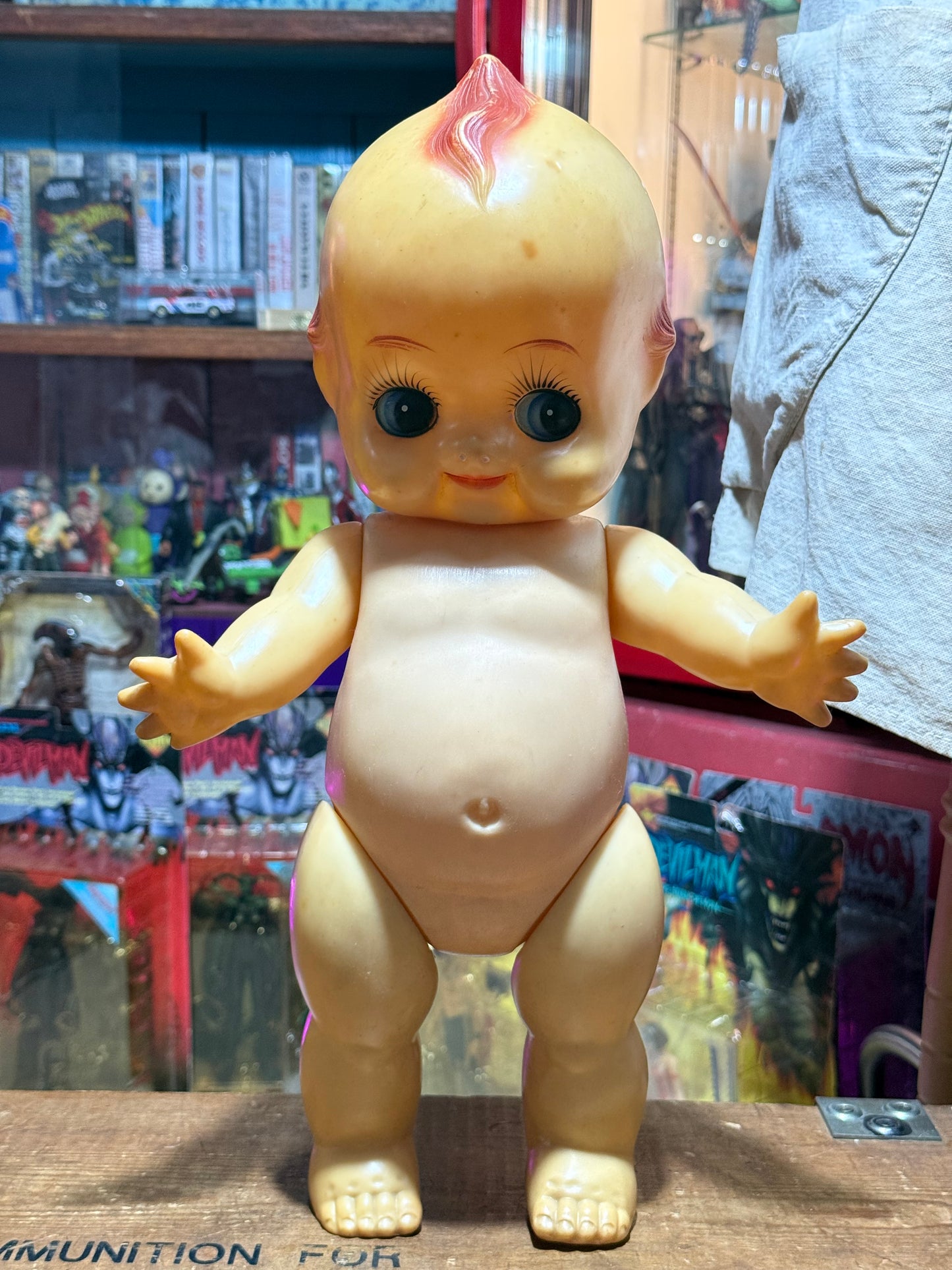 Vintage 1970s Kewpie Doll Jumbo Size Sofubi