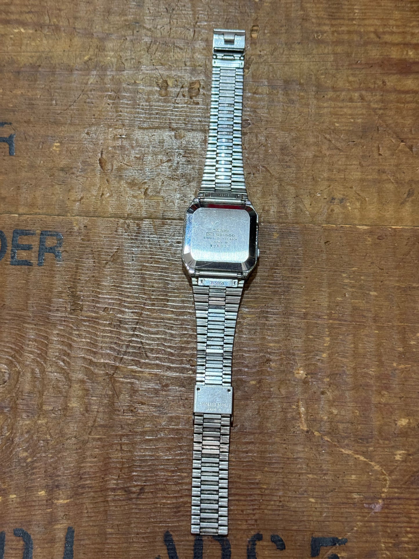 Vintage Casio DB-500 Japan Watch Junk Not Working For Parts