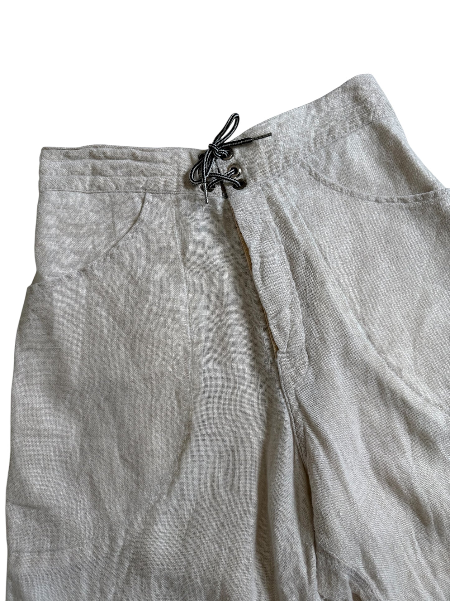 Vintage Birdwell Beach Britches Made in USA Linen Board Shorts