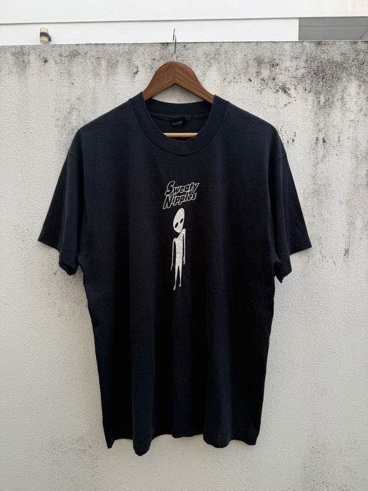Vintage 90s Sweaty Nipples Punk Industrial Grunge Band Tshirt