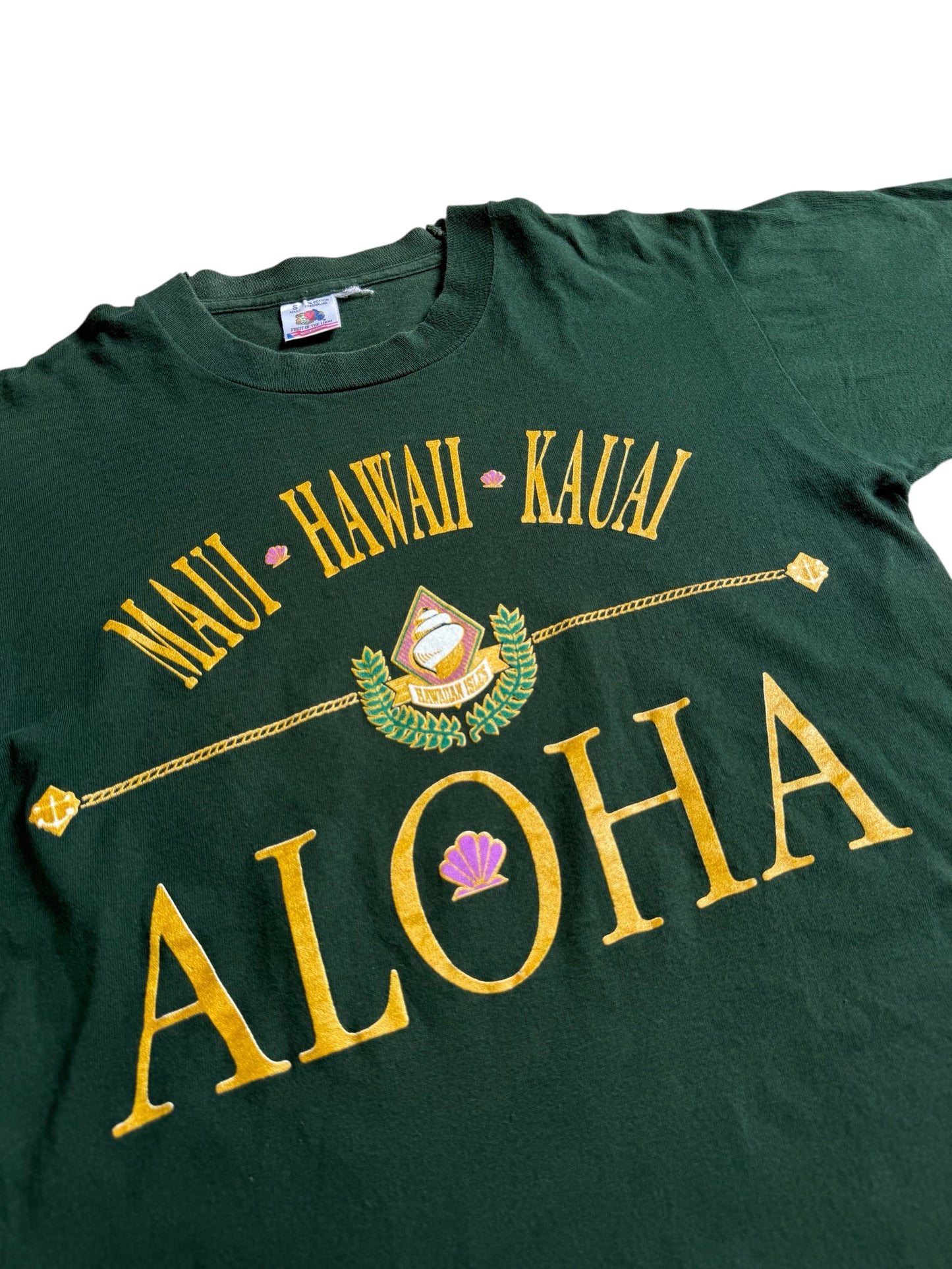 Vintage 90s Maui Hawaii Kauai Aloha Tshirt USA