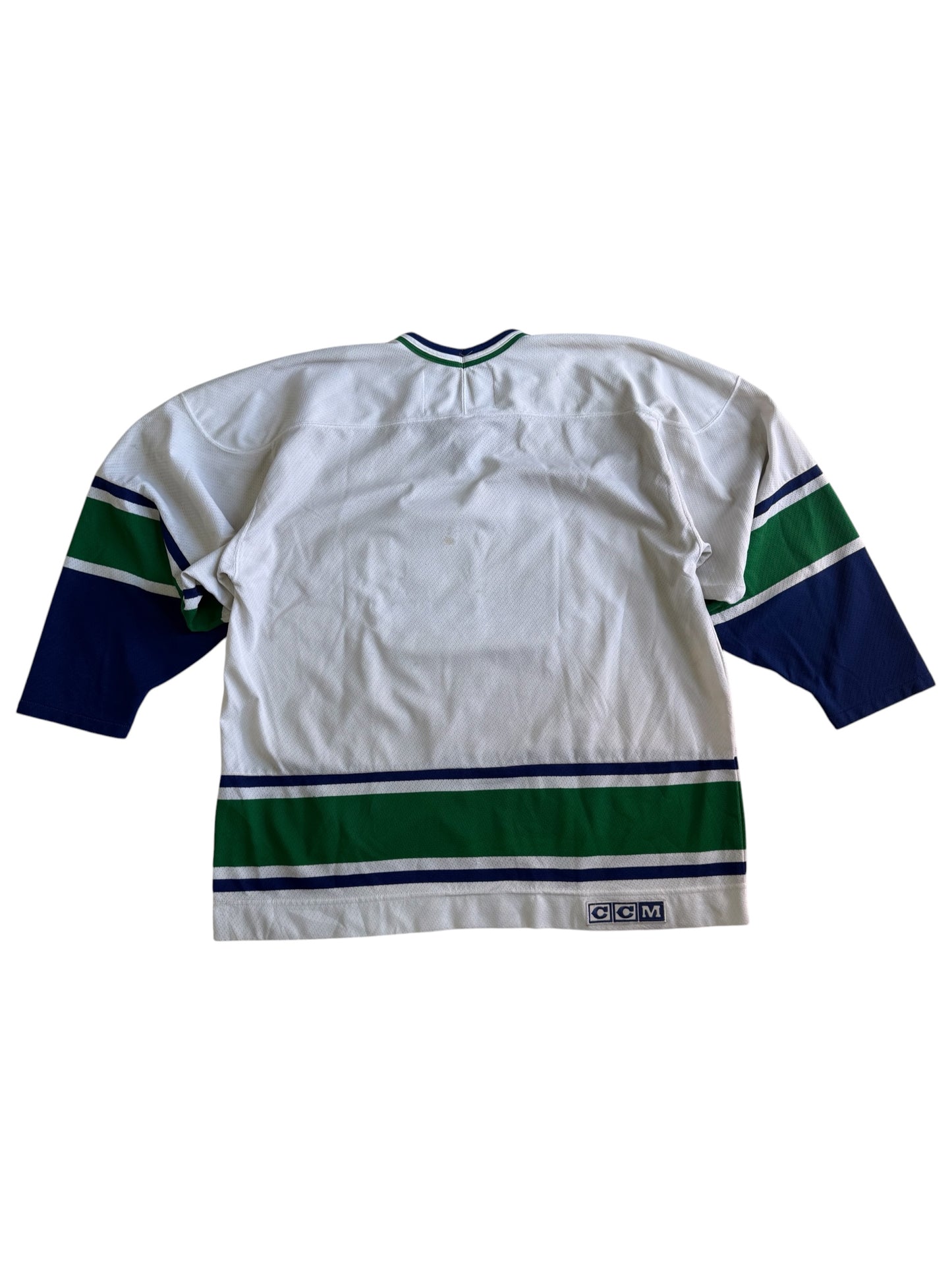 Vintage CCM Vancouver Canucks Hockey Jersey Made In Canada