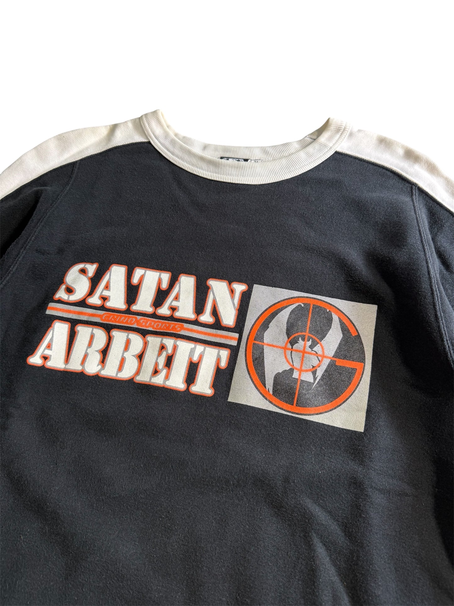 Vintage Grind Sports Satan Arbeit Crewneck Sweatshirt