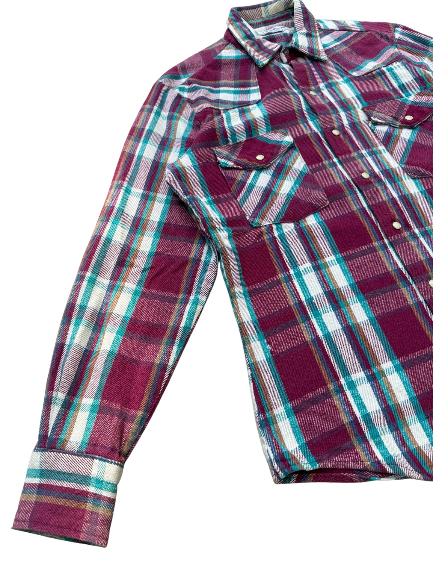 Vintage 1980s Dakota by Five Brother Western Flannel Shirt