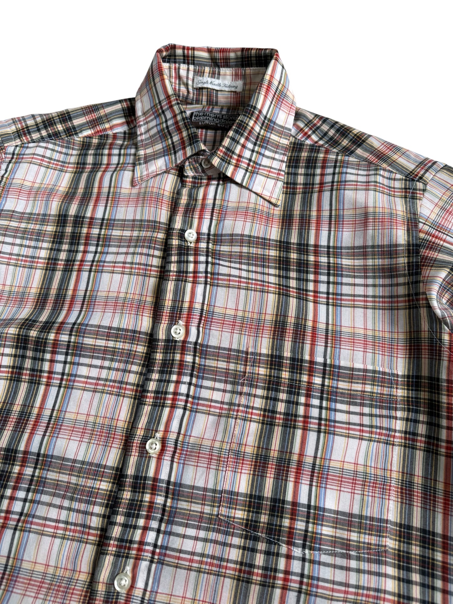Vintage 1980s-90s Bloomingdale’s Plaid Shirt