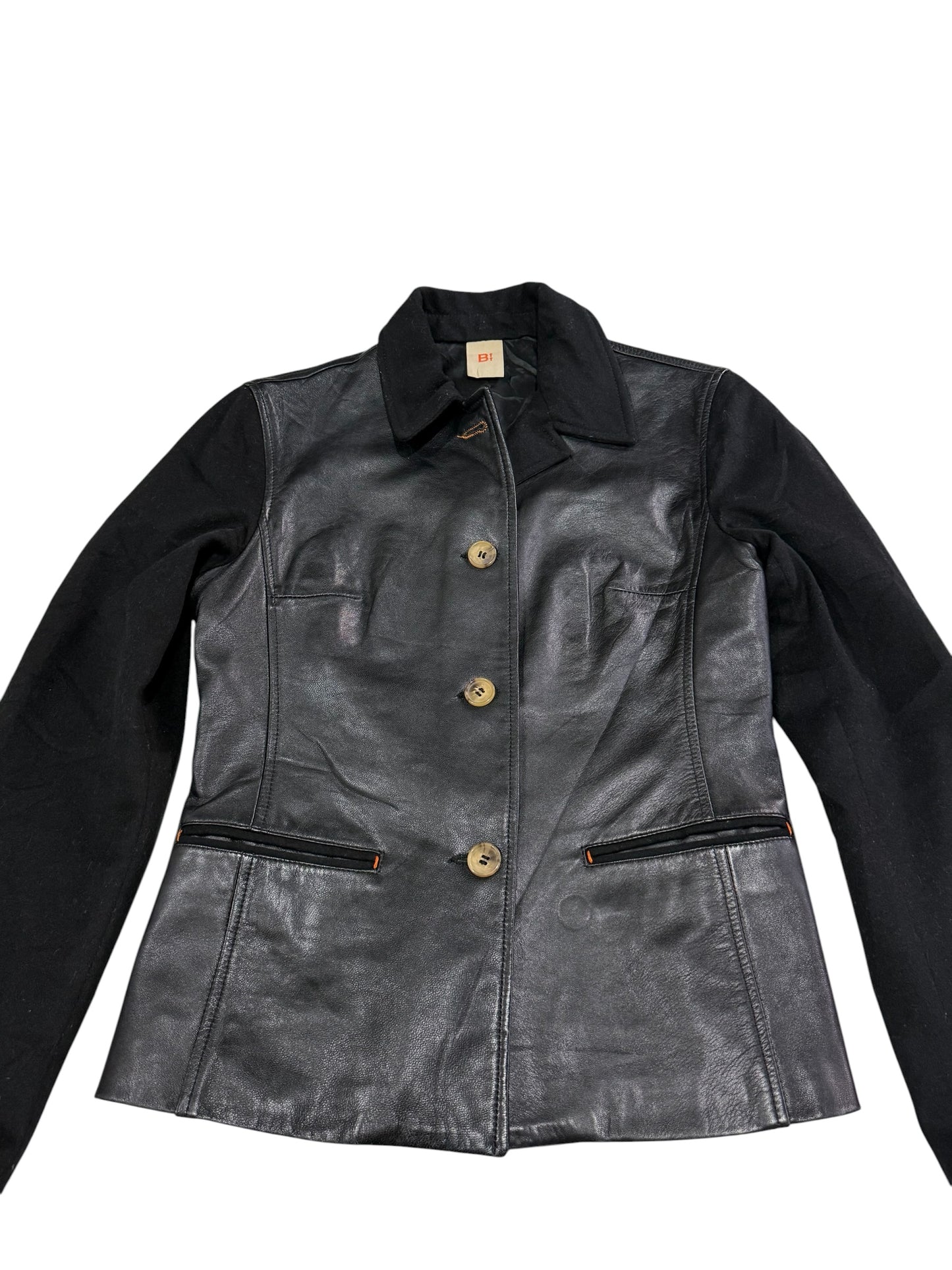 Italian Leather Womens Jacket Fitted Coat