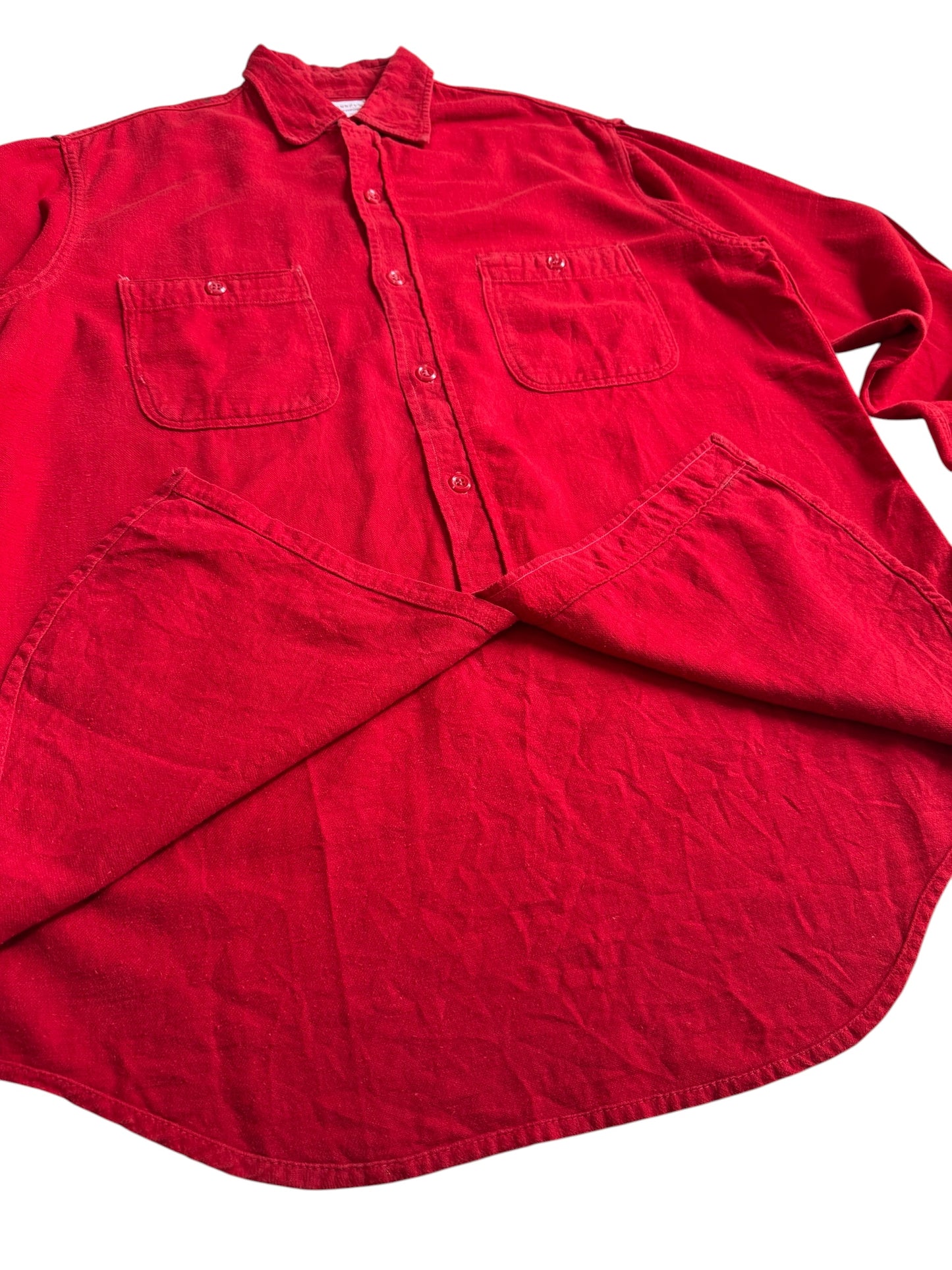 Vintage 1950s Penney’s Sanforized Red Work Shirt