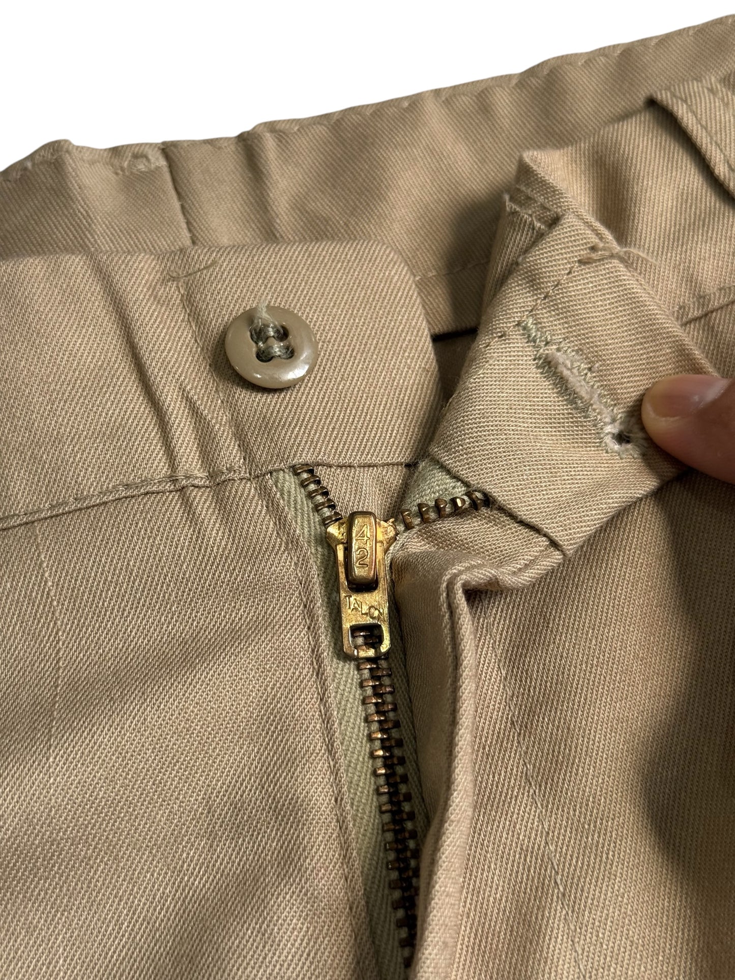 Vintage 1970s Koratron Chino Trousers