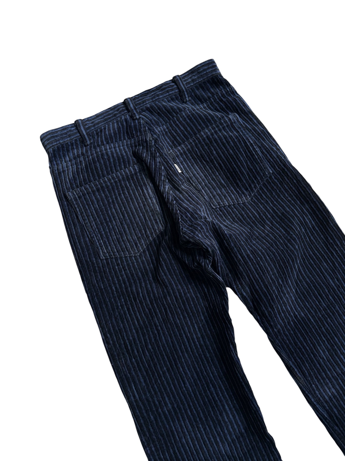 BEAMS Blue Stripe Corduroy Pants