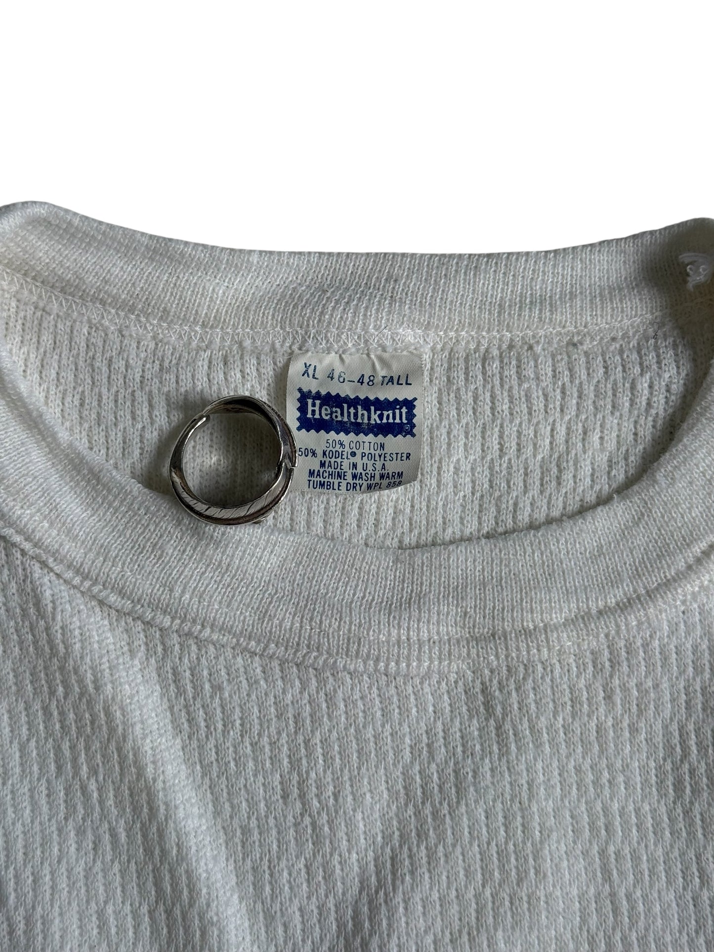 Vintage 80s Healthknit Longsleeve Thermal Top