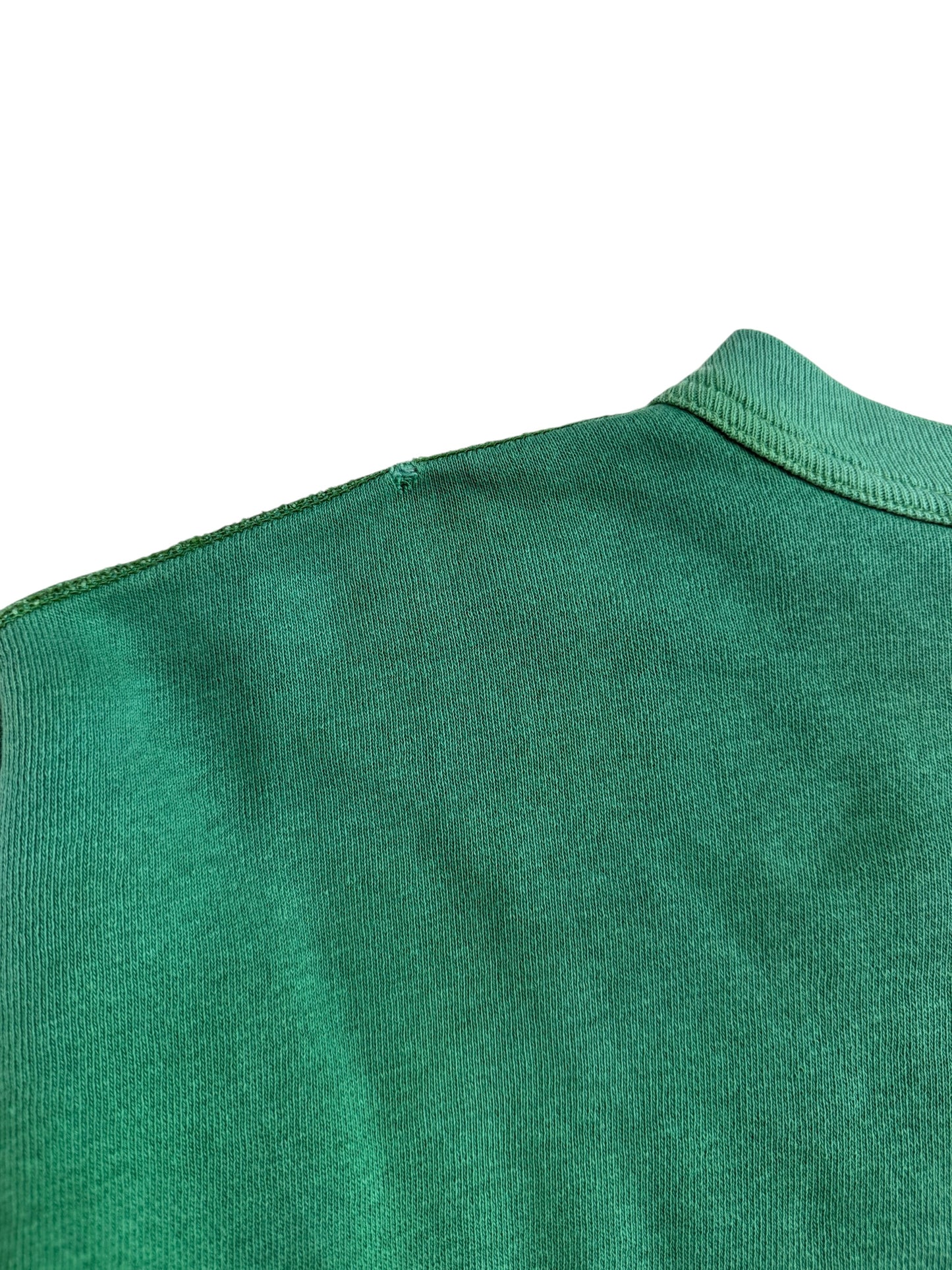 Vintage 1960s Greenwood Emeralds Single V Green Sweatshirt