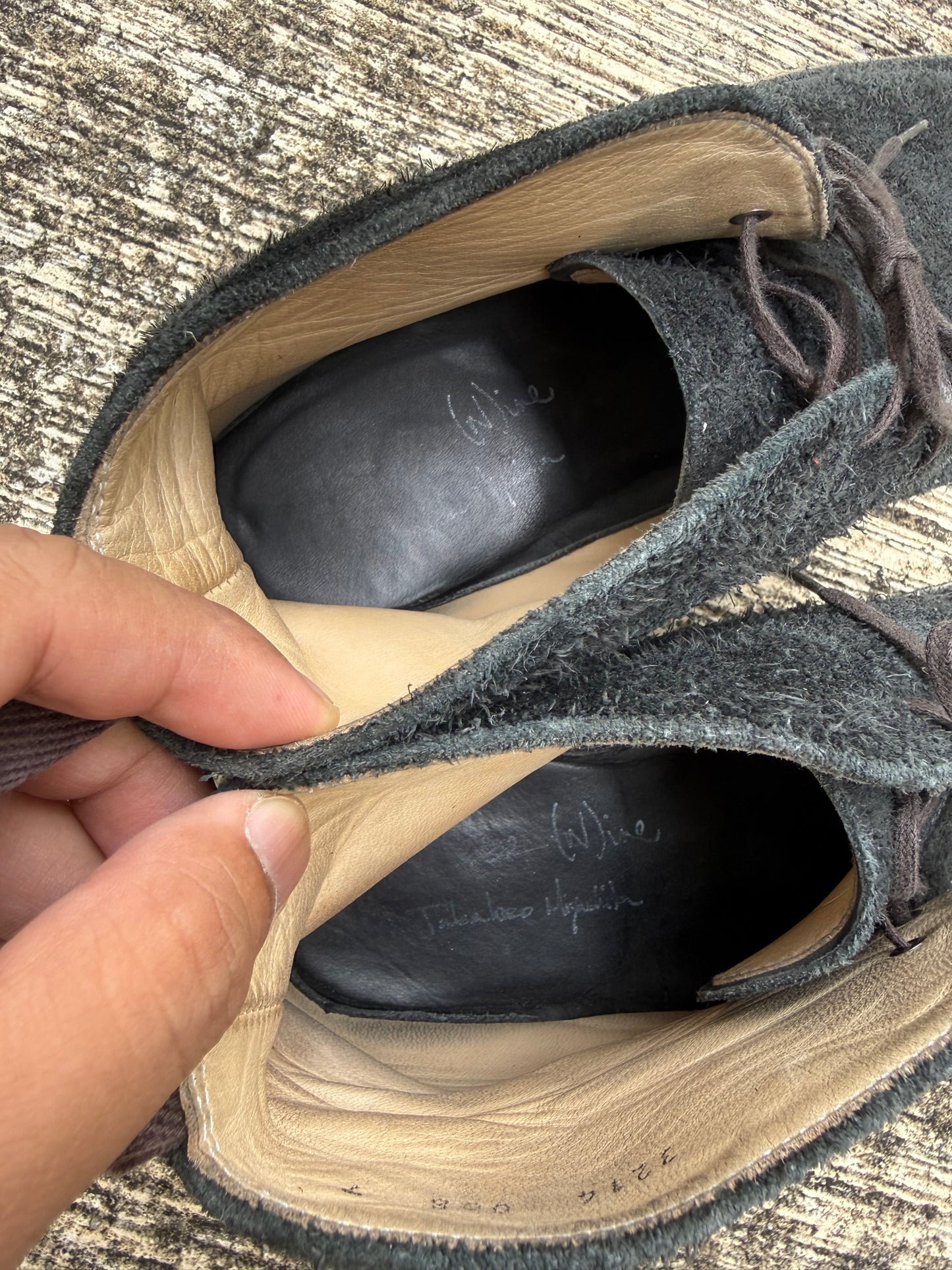 Number Nine by Takahiro Miyashita Suede Desert Chukka Boots