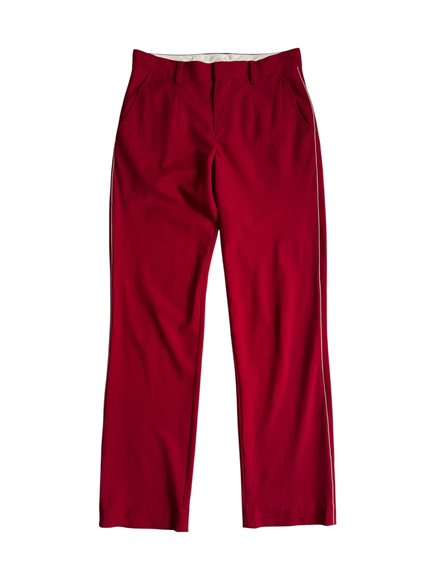 Undercover Japan Red Wool Trousers Slim Pants