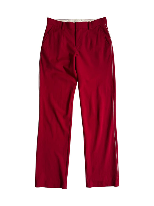 Undercover Japan Red Wool Trousers Slim Pants