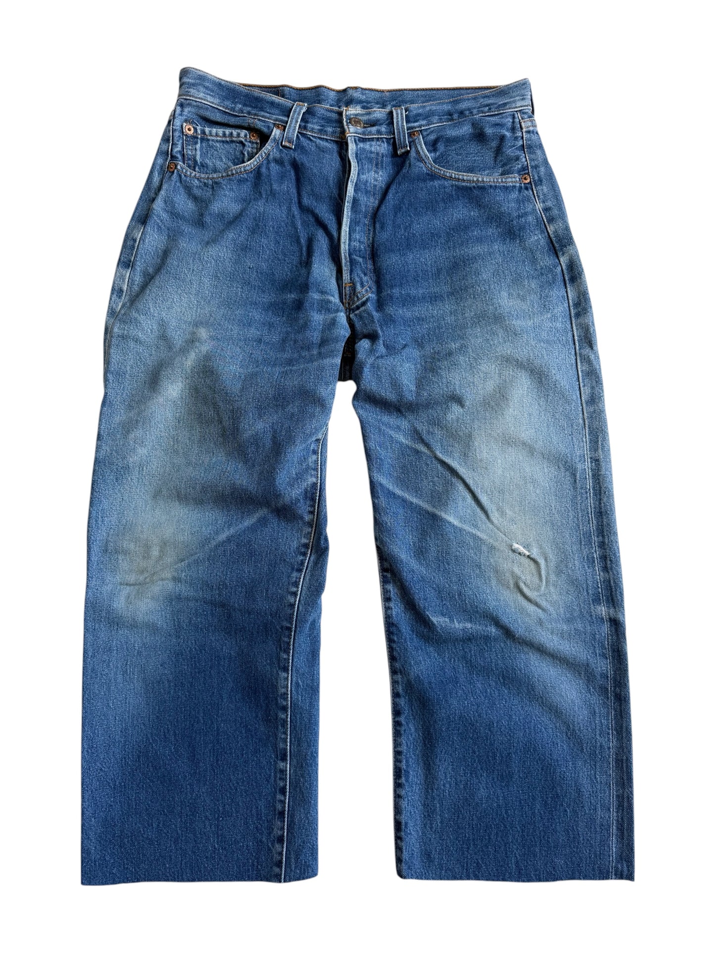 Vintage 1990s Levis 501 Selvedge Denim Jeans Made in USA 555