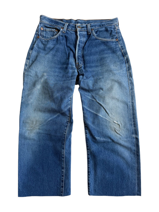 Vintage 1990s Levis 501 Selvedge Denim Jeans Made in USA 555
