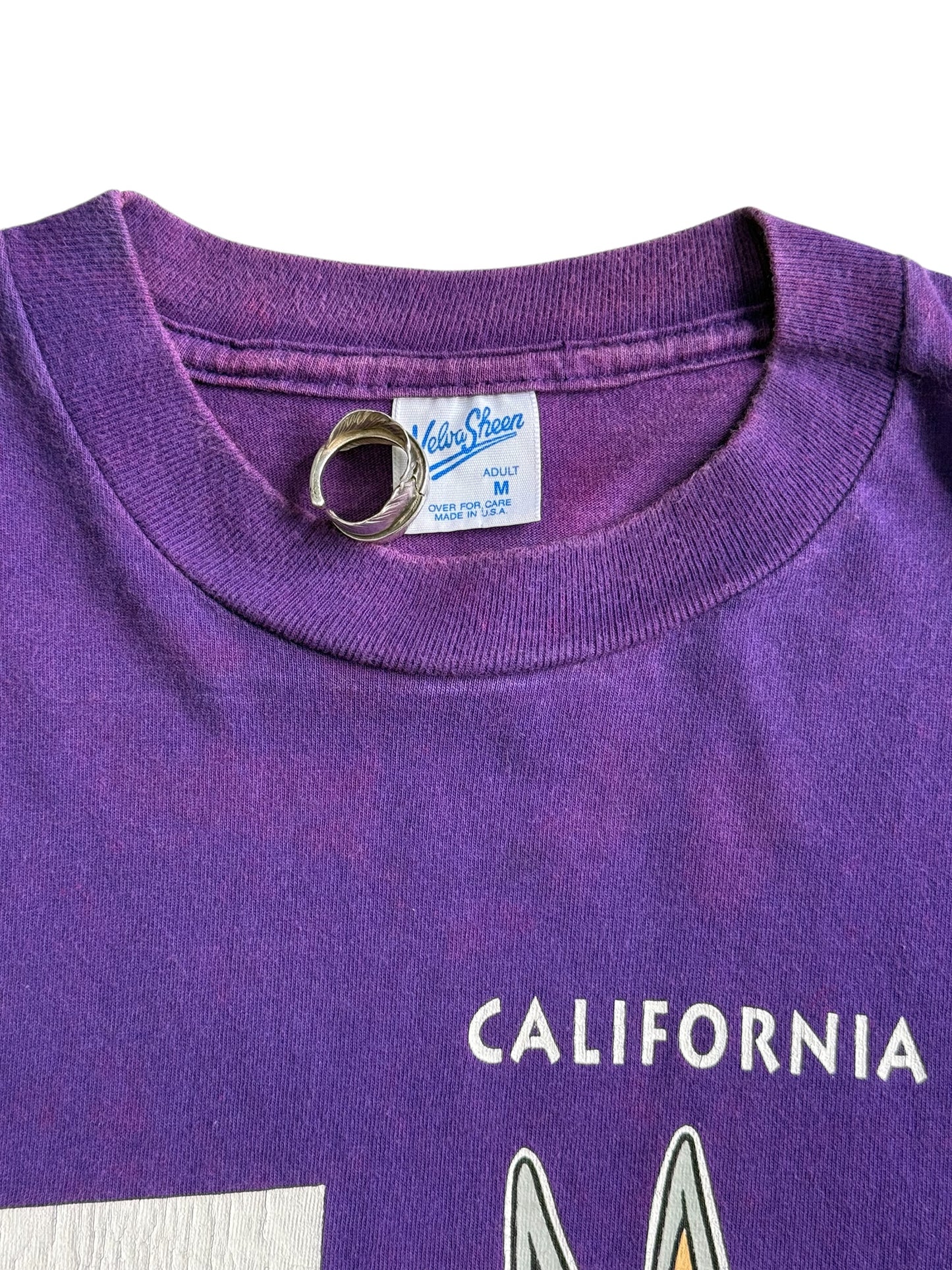 Vintage Bugs Bunny California Graphic Tshirt USA 1992