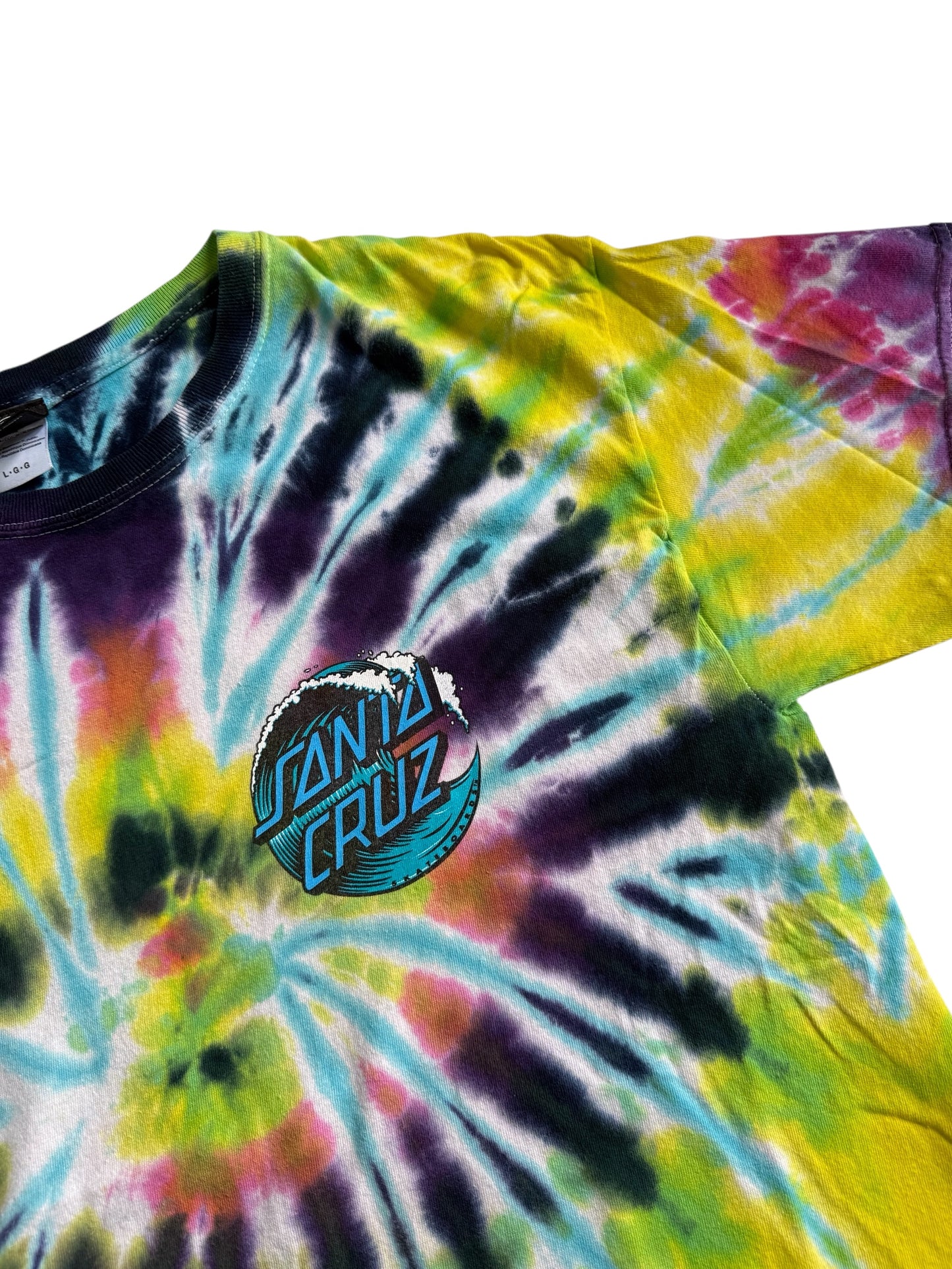 Santa Cruz Tie Dye Skate Tshirt