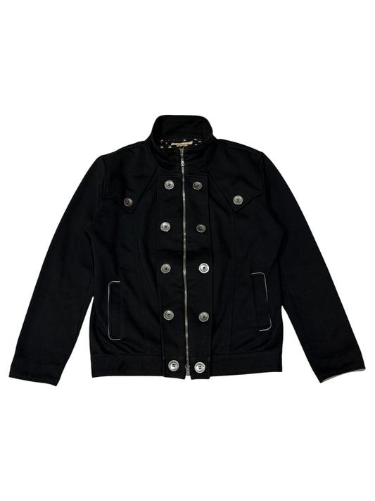 Vintage Semantic Design Napoleon Jacket Military Star Print
