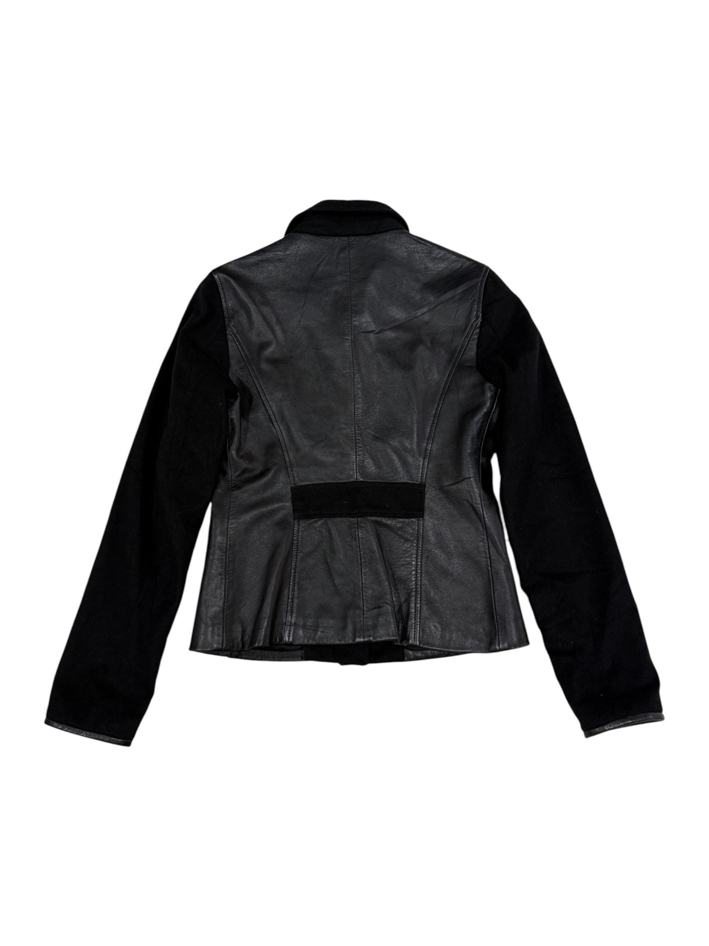 Italian Leather Womens Jacket Fitted Coat