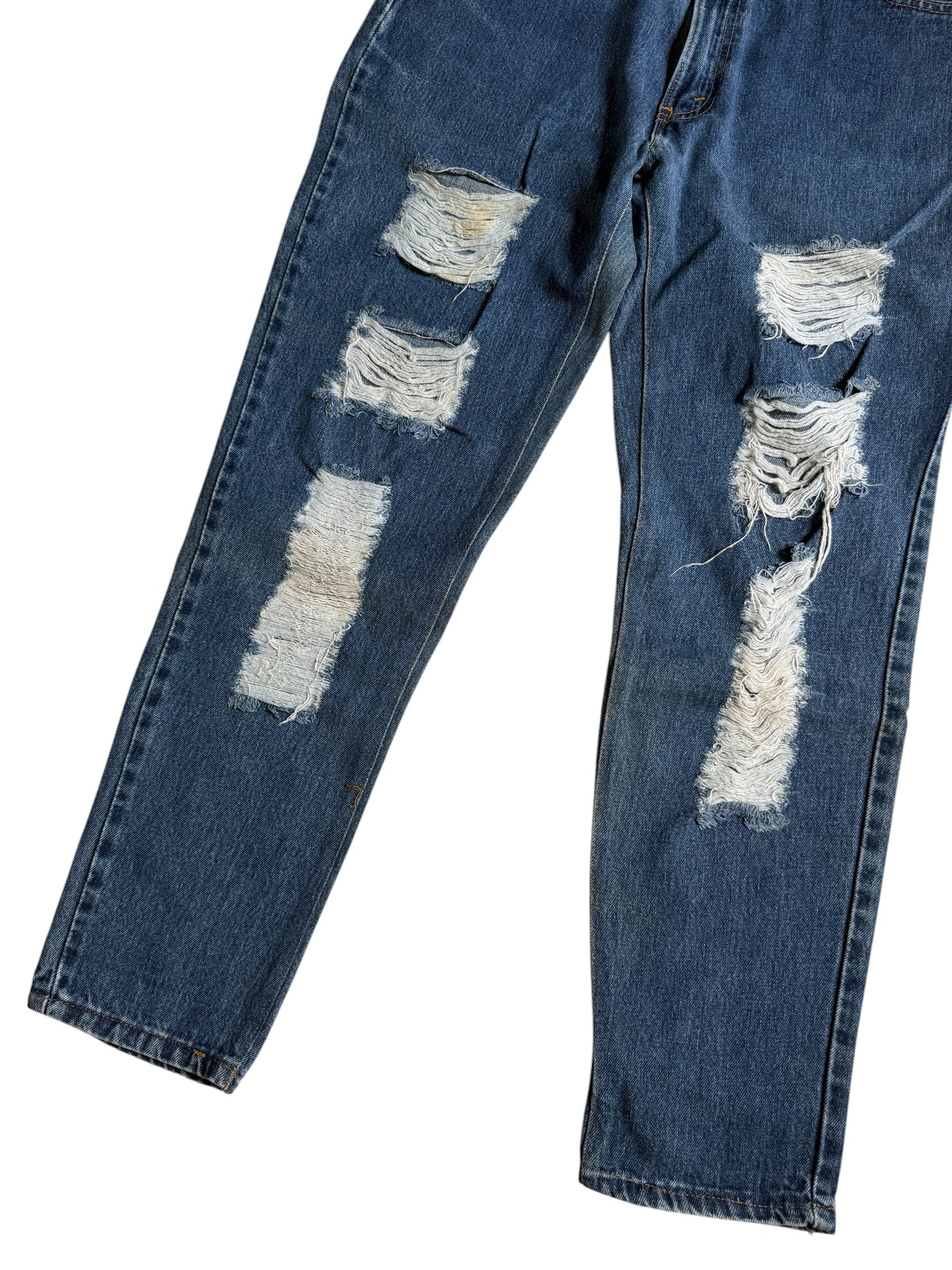 Vintage Levis 512 Made in USA Distressed Tapered Leg Jeans