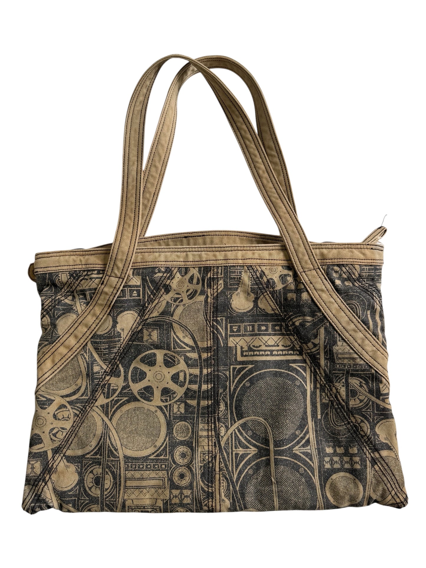 Vintage Y2K Diesel Denim Tote Bag Large