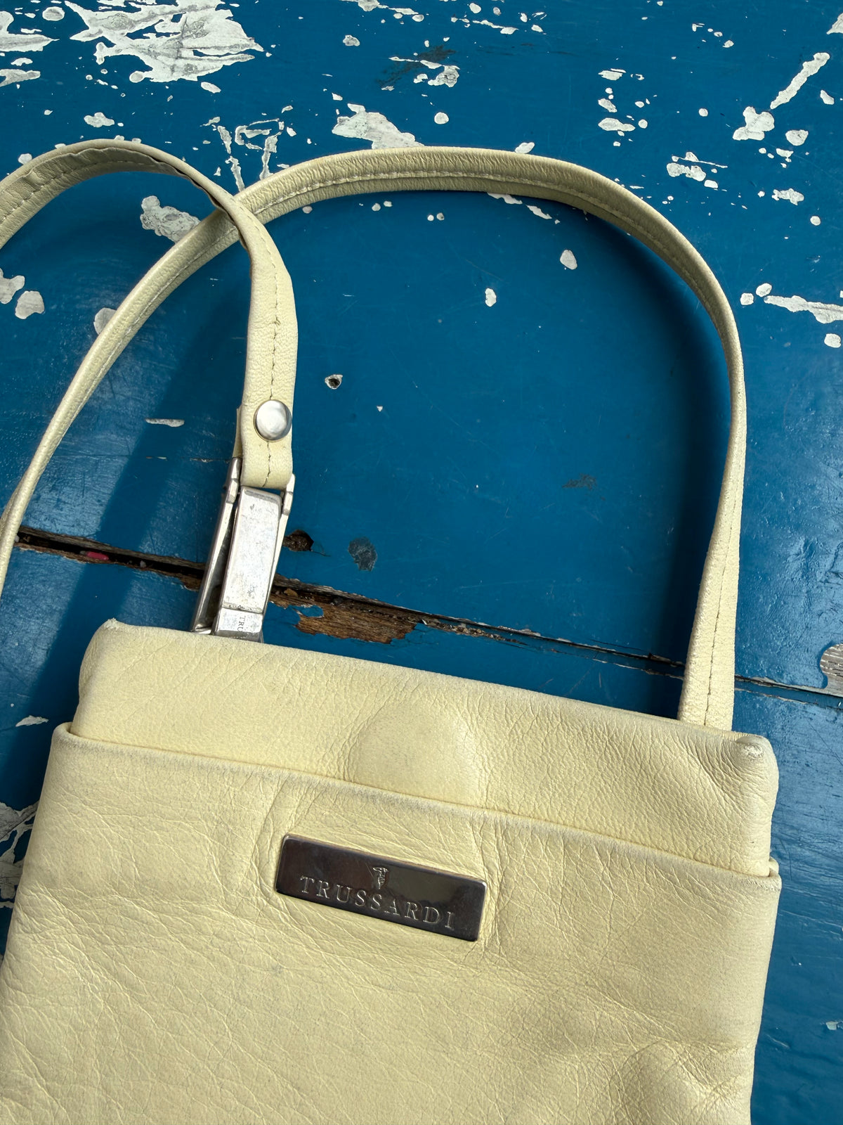 Vintage Trussardi Collection Made in Italy Leather Mini Crossbody Bag