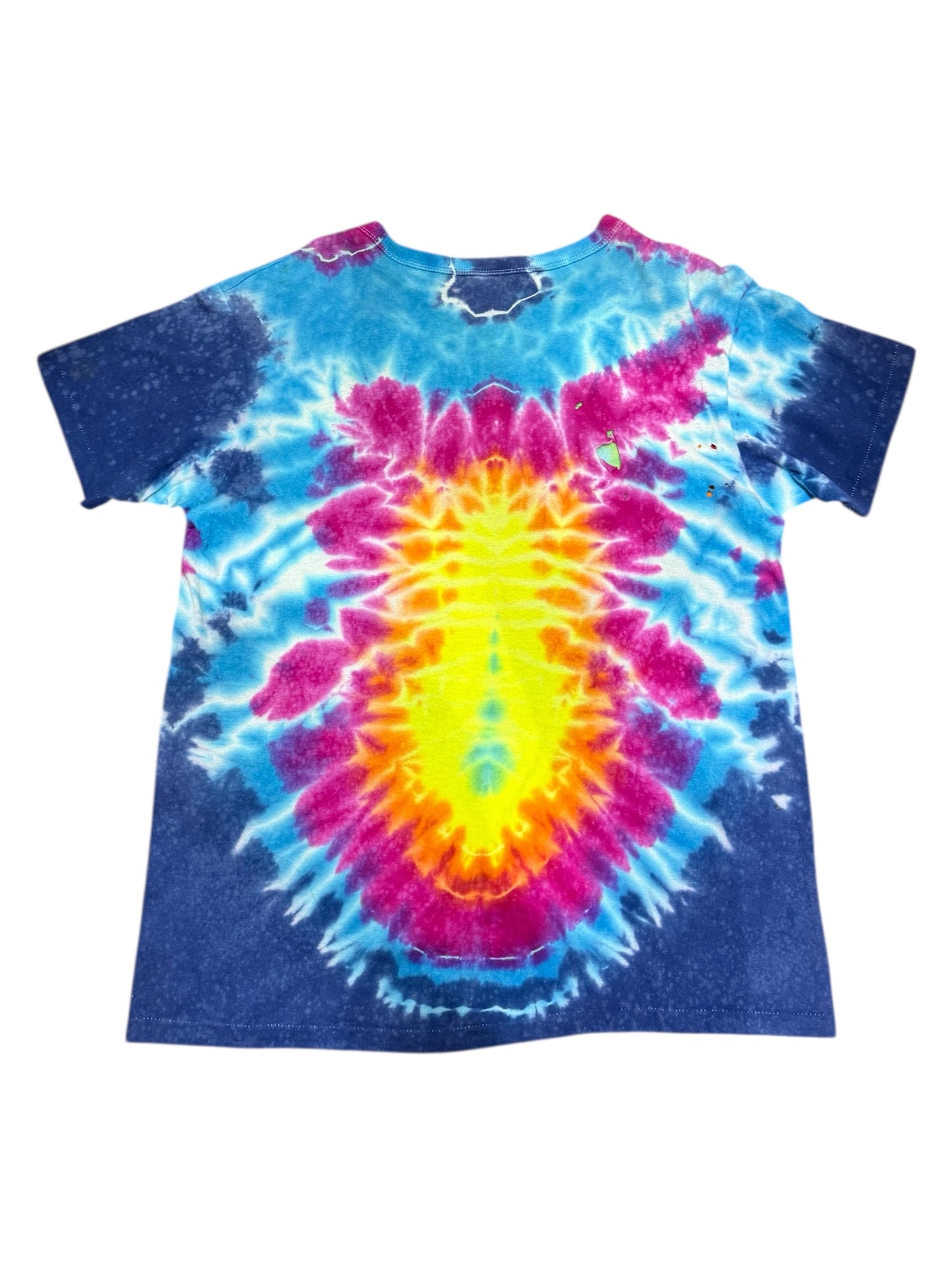 Vintage 1990s Tie Dye Peace Symbol Tshirt Psychedelic Hippie
