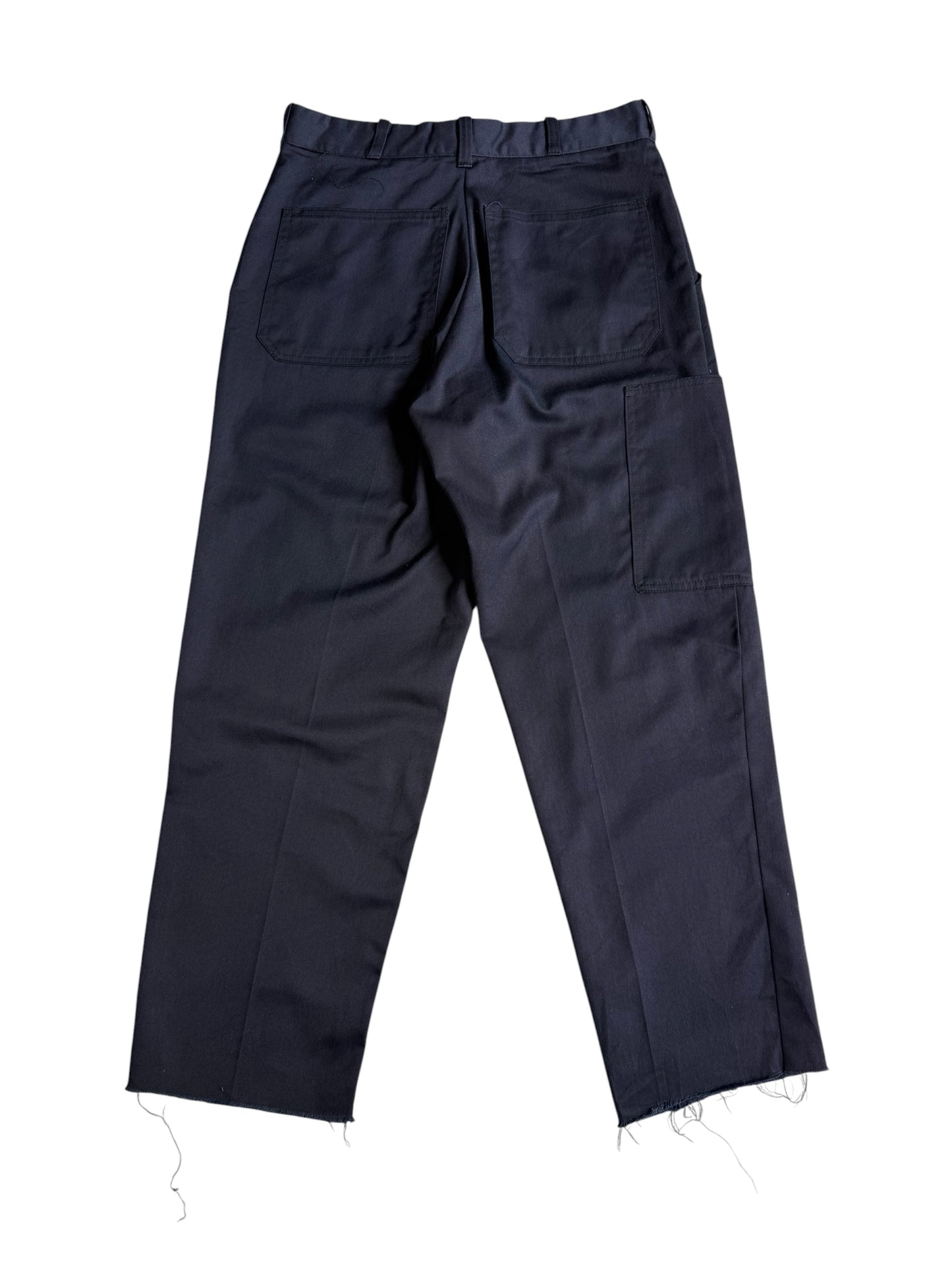 Vintage USA Made Navy Work Pants Scovill Zip Carpenter Utility Trousers
