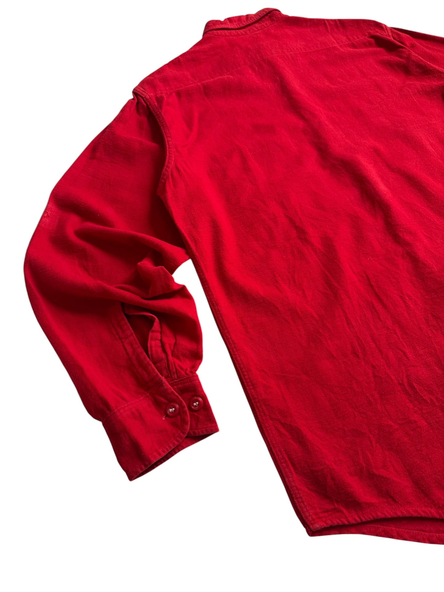 Vintage 1950s Penney’s Sanforized Red Work Shirt