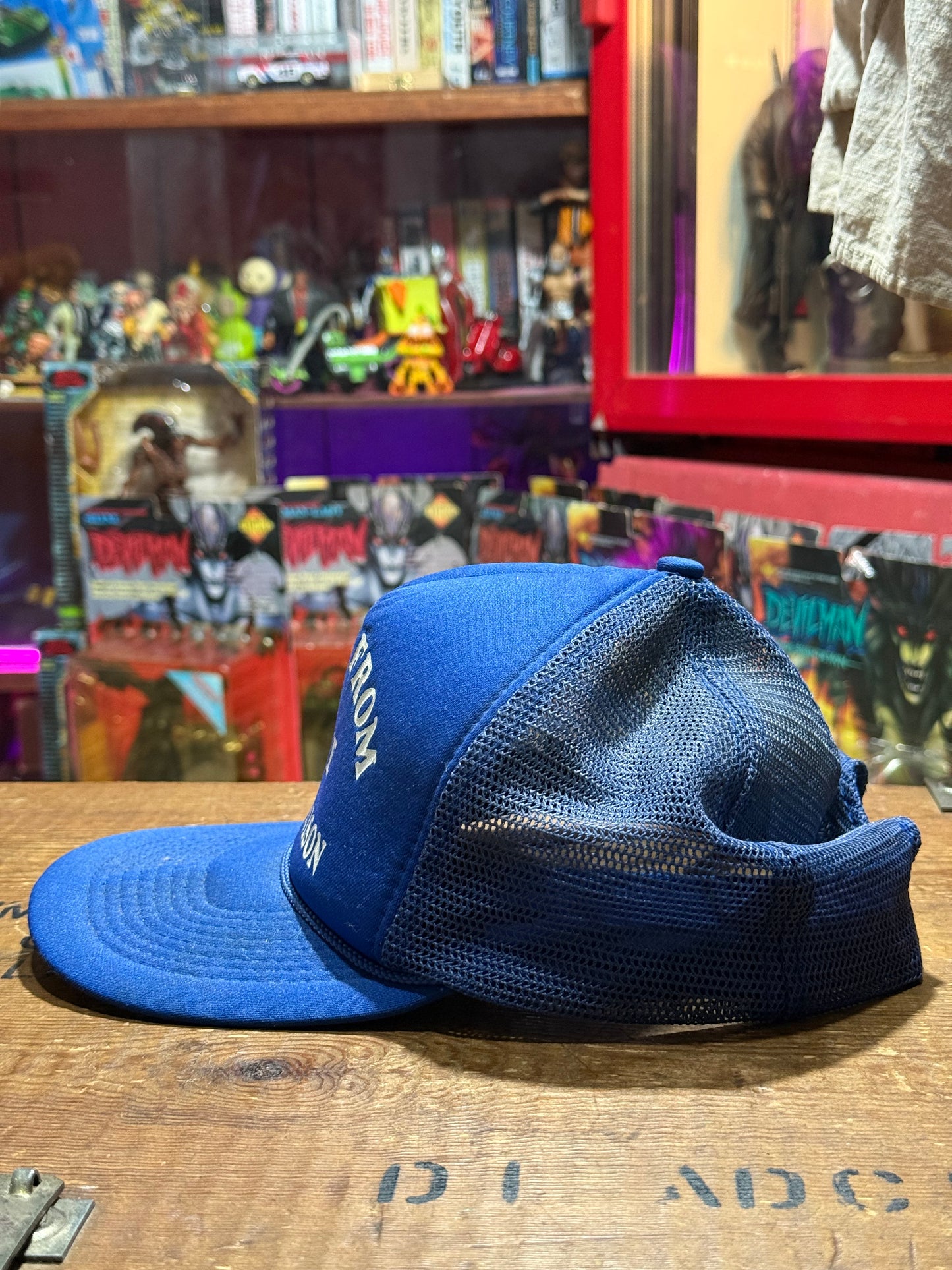Vintage STOLEN FROM MAINE STATE PRISON Trucker Cap
