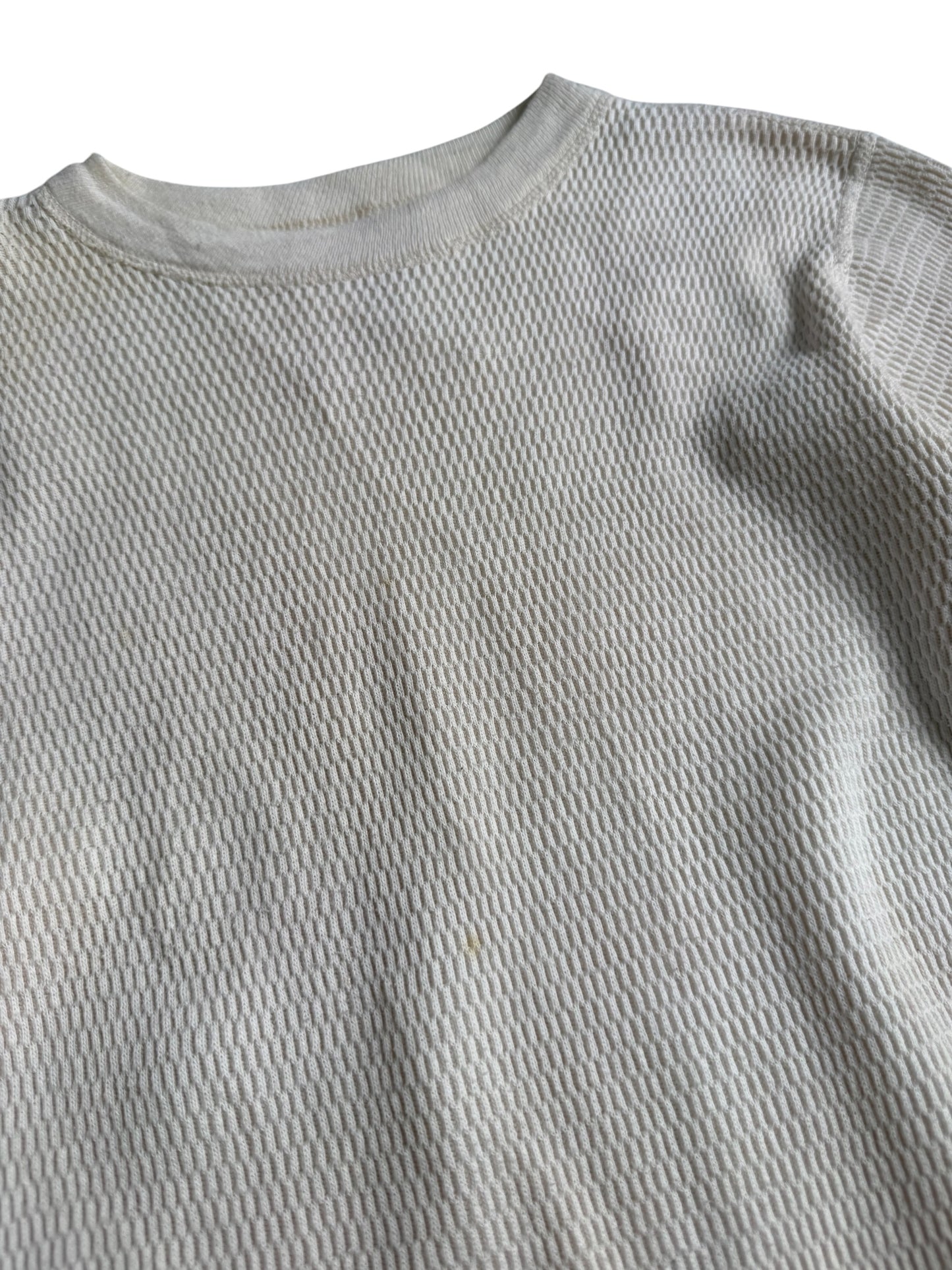 Vintage 1980s US Military Extreme Cold Weather Waffle Thermal Shirt
