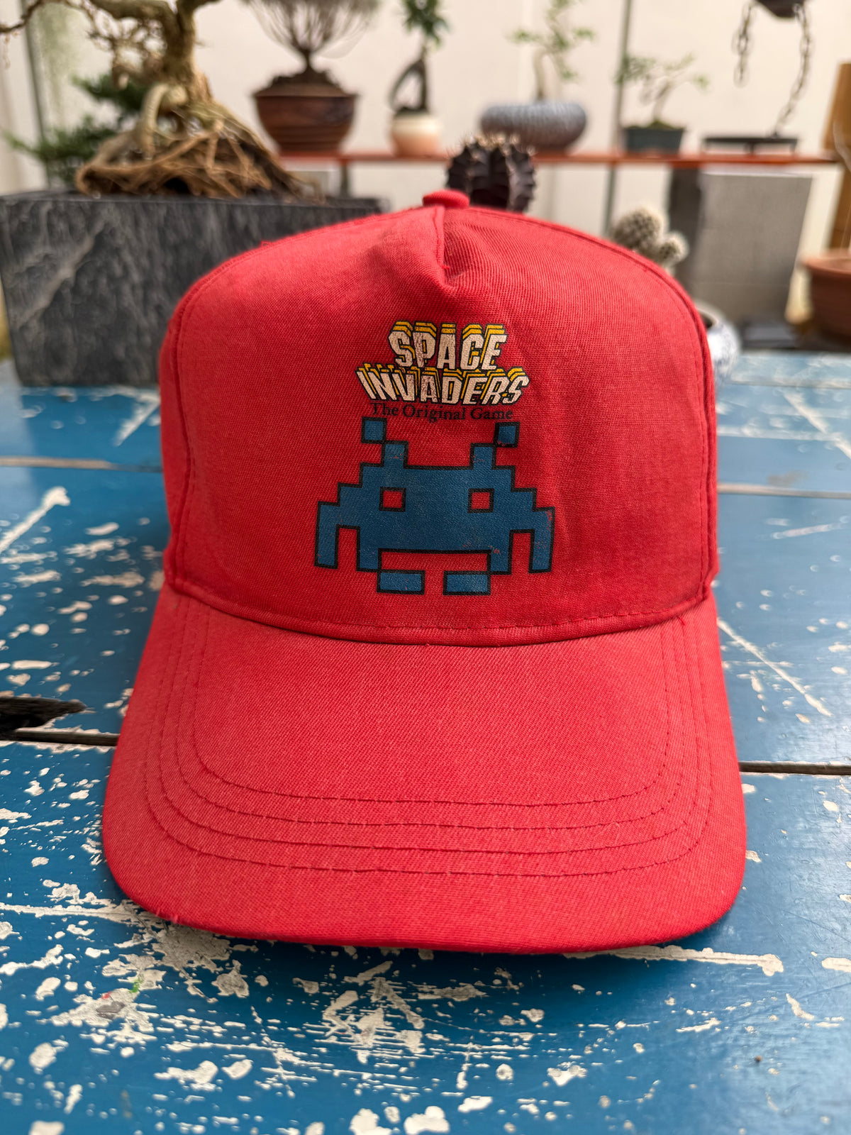 Vintage 90s Space Invaders Promo Cap Arcade Game Hat