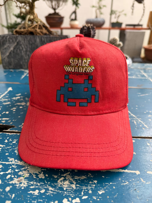 Vintage 90s Space Invaders Promo Cap Arcade Game Hat