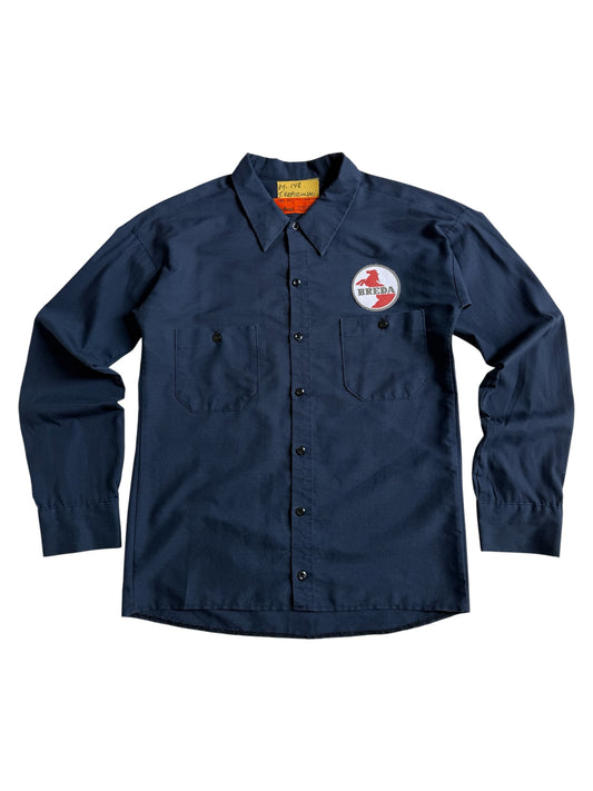 Vintage Breda Work Shirt Made in USA Workwear Uniform