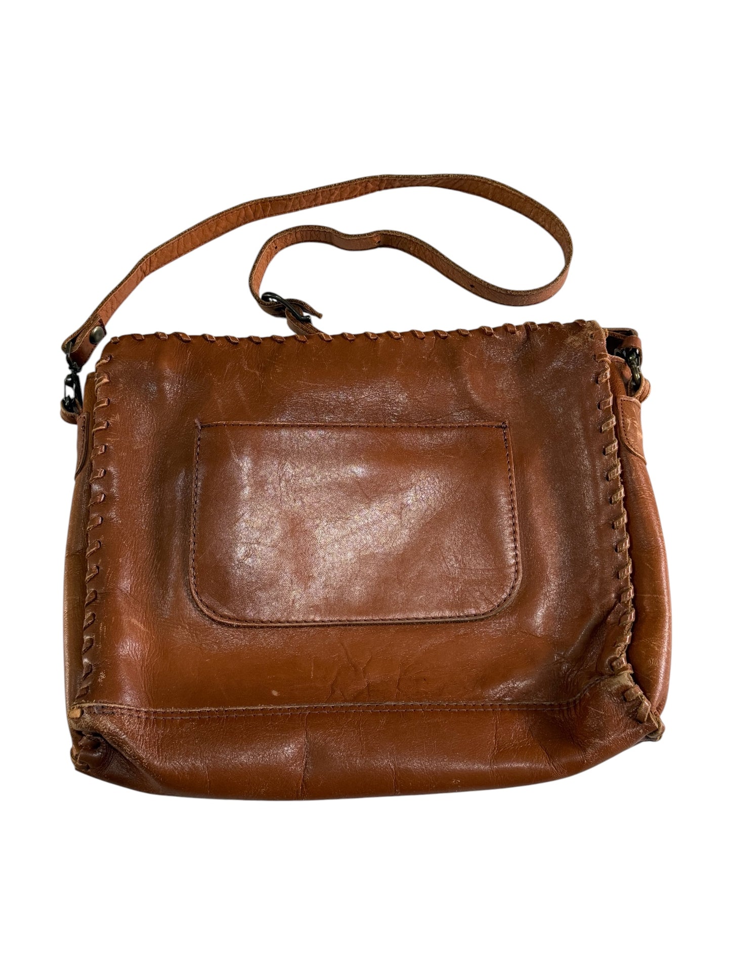 Vintage Handmade Bohemian Woven Leather Shoulder Bag