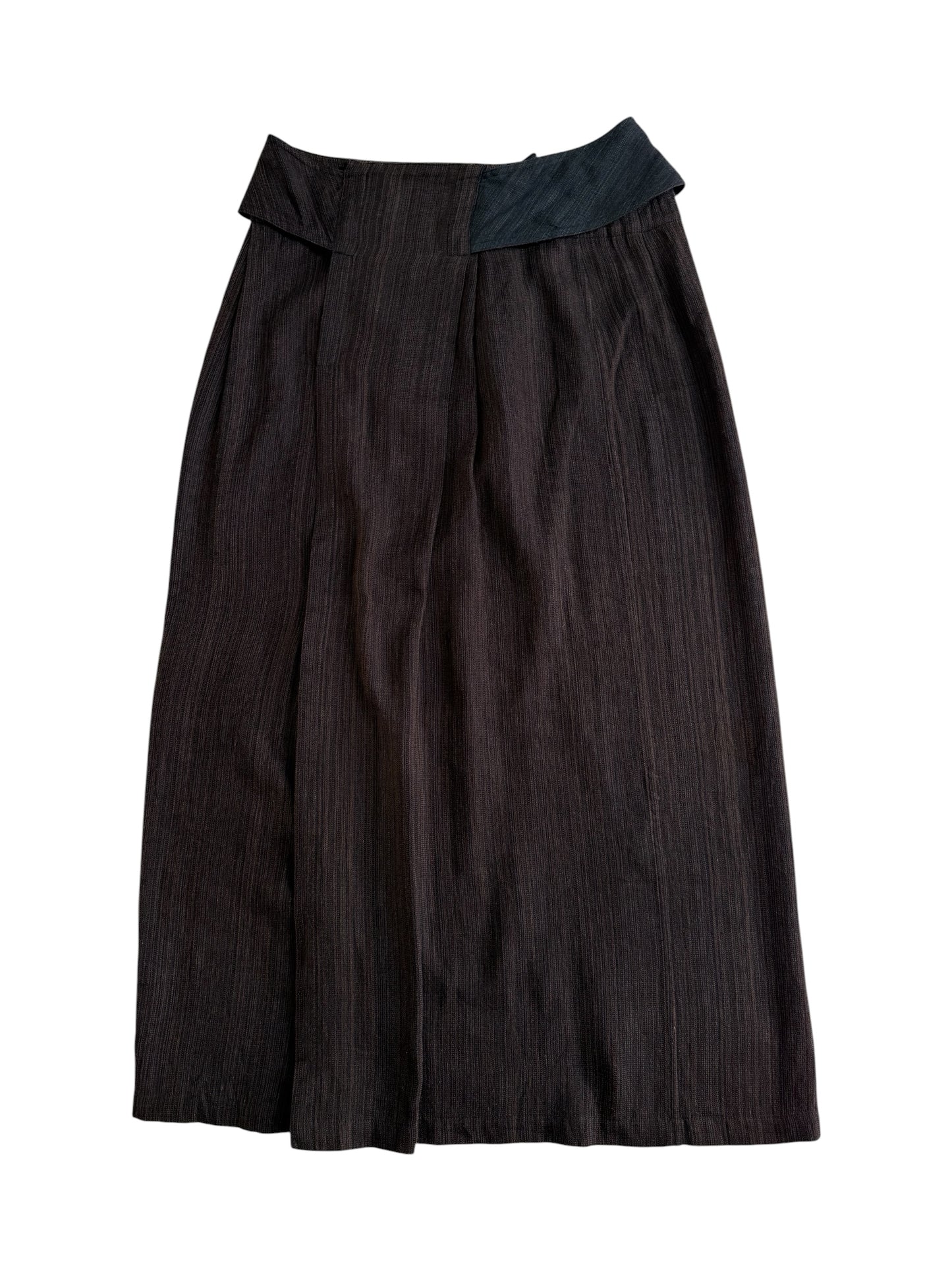 Jurgen Lehl Silk Cotton Panel Skirt Japanese Designer