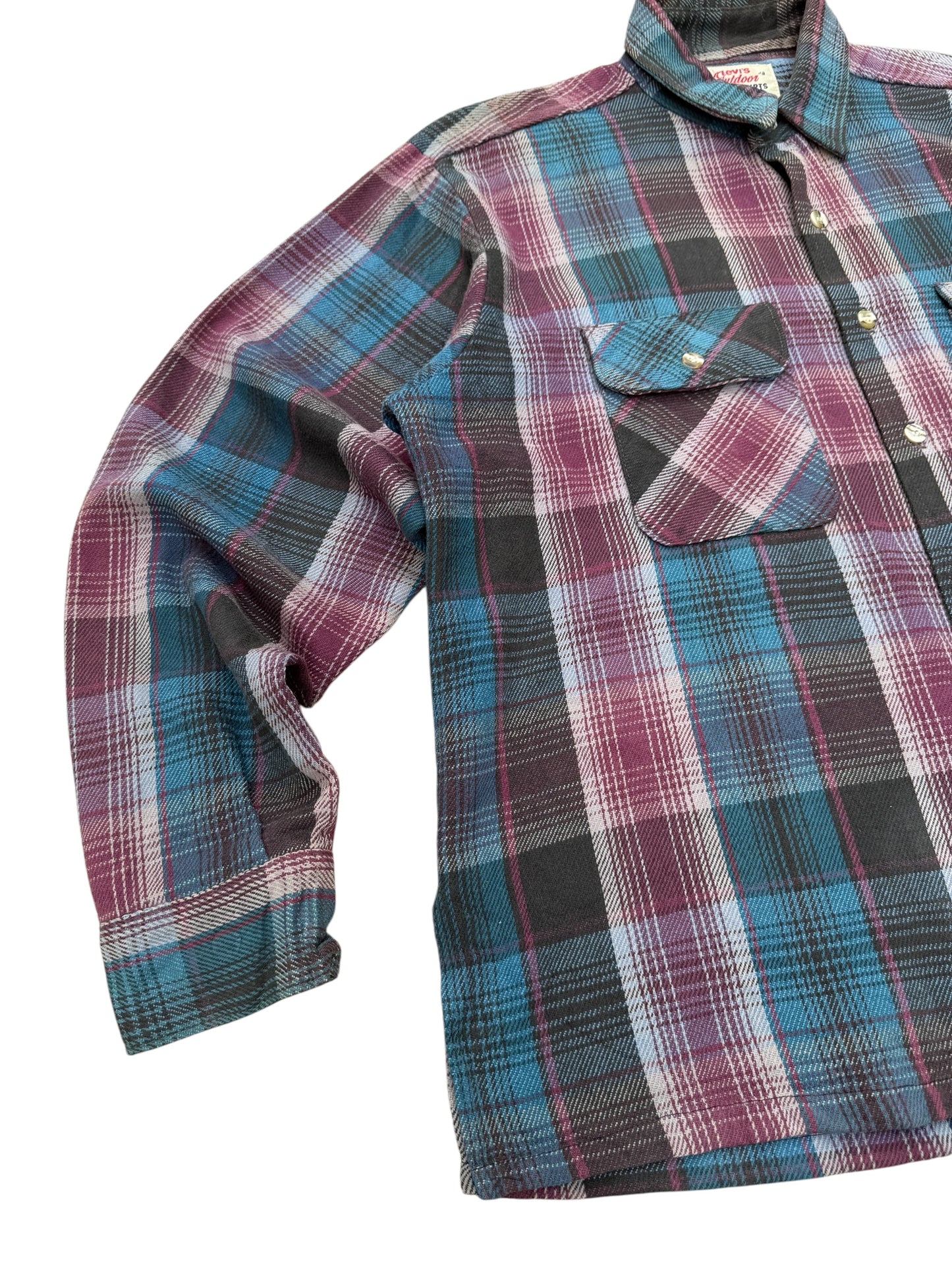 Vintage Levis Outdoor Alaska Flannel Shirt Made in USA