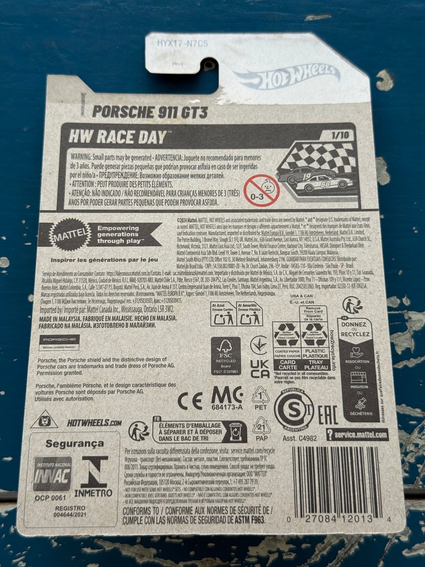 Hot Wheels Porche 911 GT3