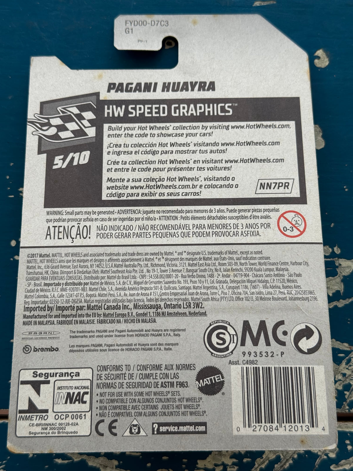 Hot Wheels Pagani Huayra