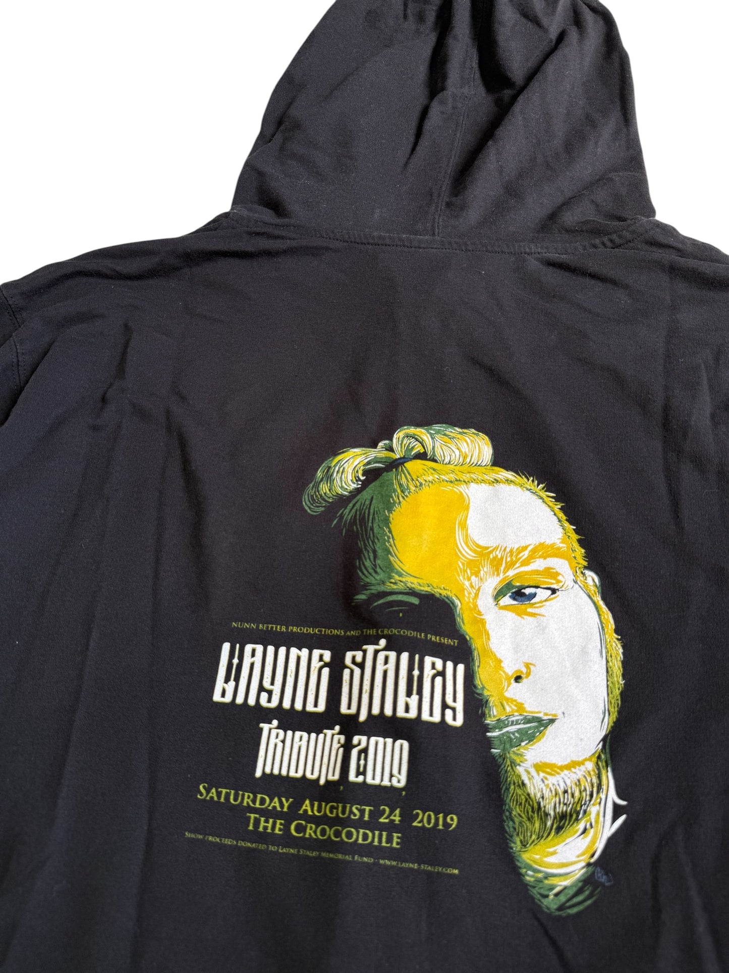 Layne Staley Alice In Chains Tribute Zipper Hoodie
