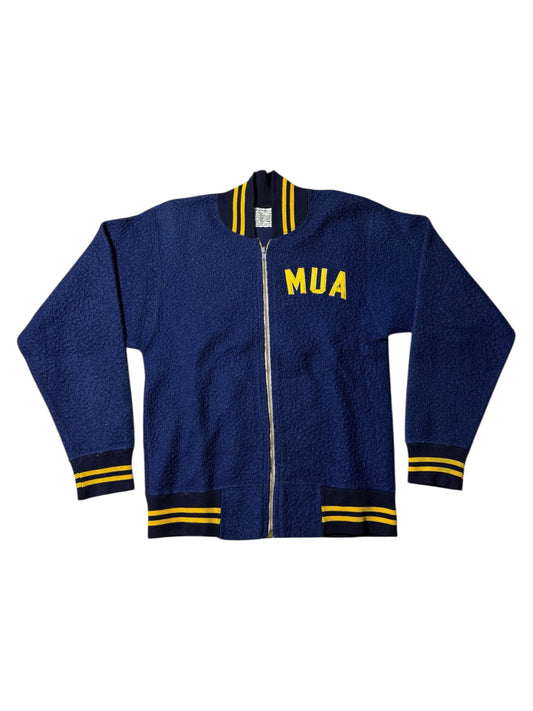 Vintage 1960s Champion Varsity Jacket “MUA” USA Made