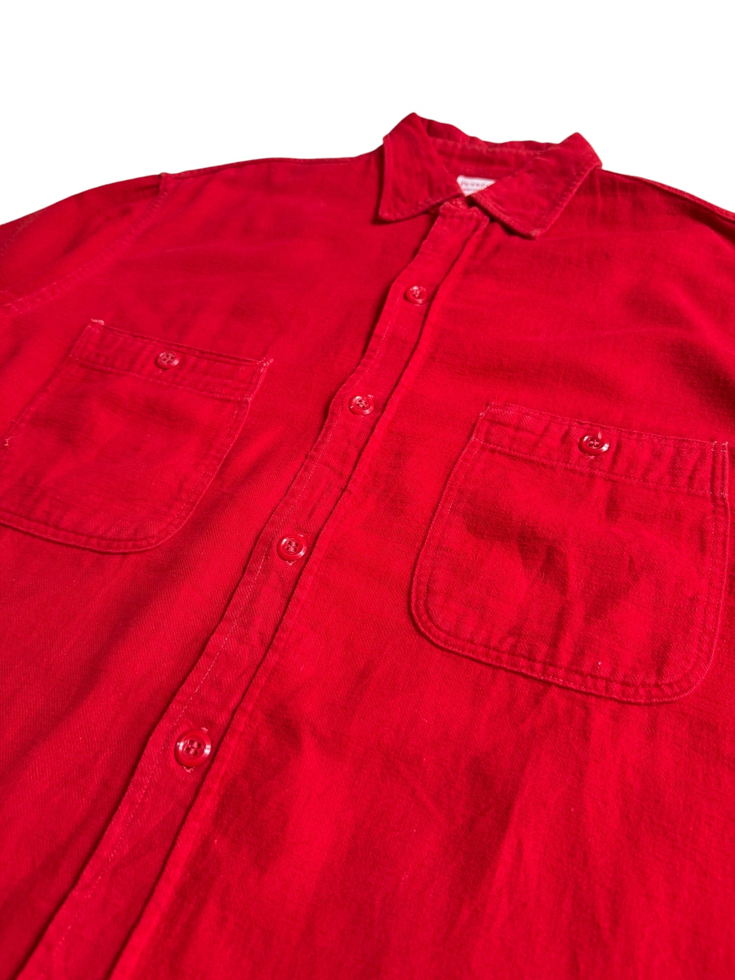 Vintage 1950s Penney’s Sanforized Red Work Shirt
