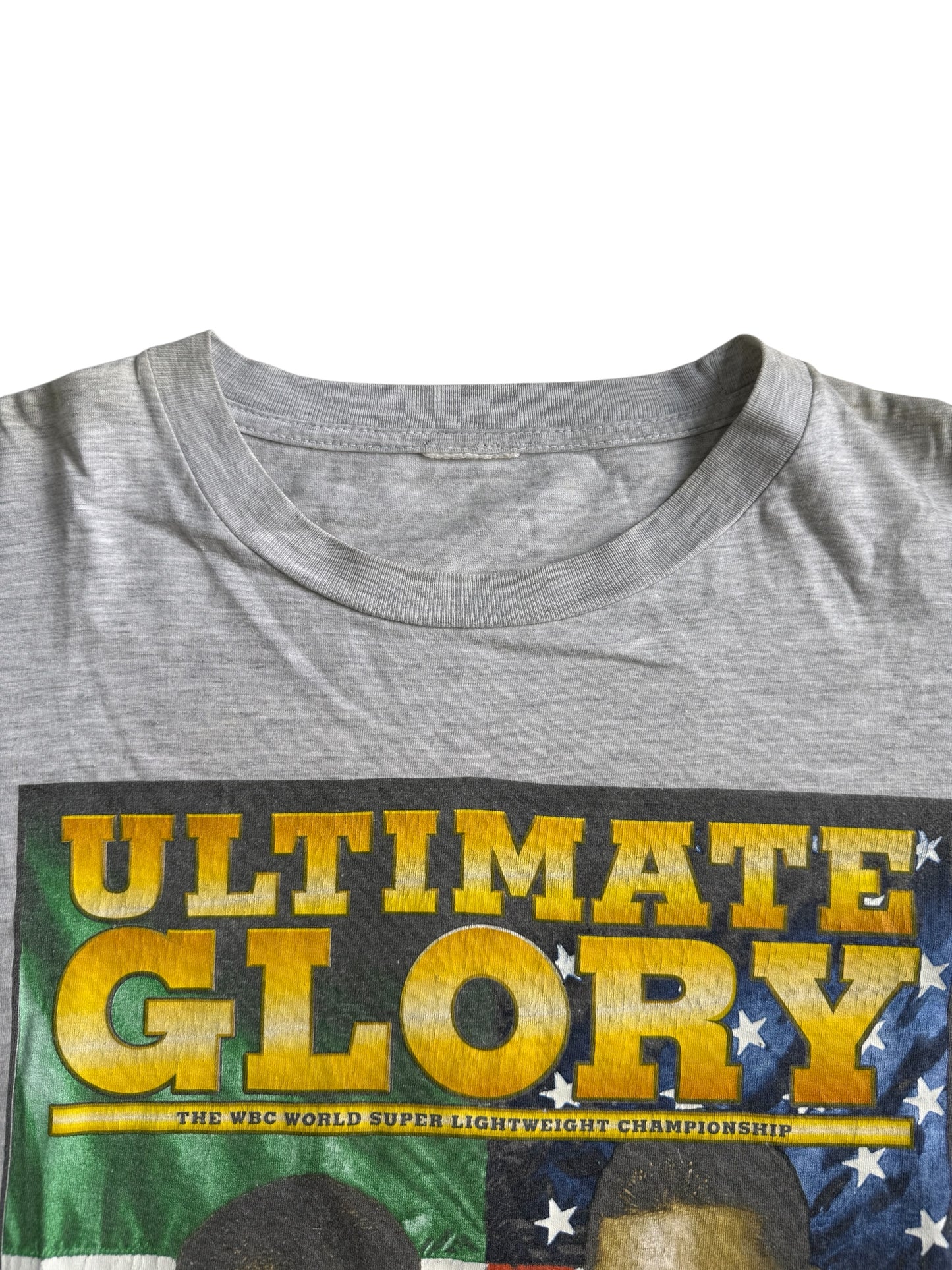 Vintage 1996 Chavez vs De La Hoya Ultimate Glory Boxing Tshirt Caesars Palace Fight Promo