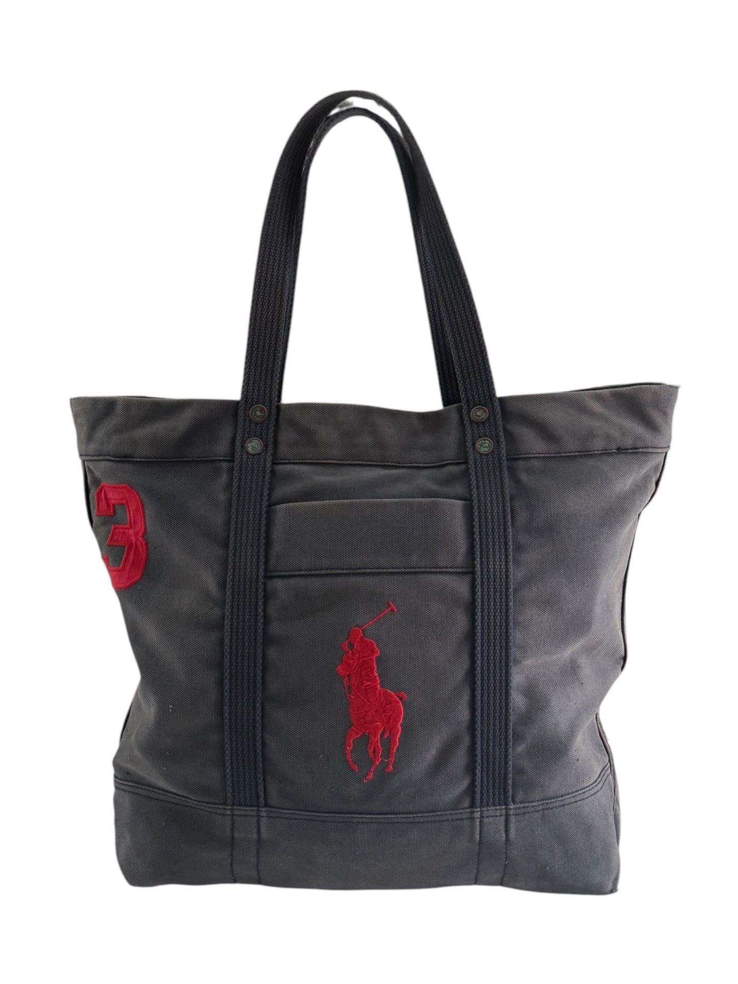 Polo Ralph Lauren Big Pony Canvas Tote Bag Large