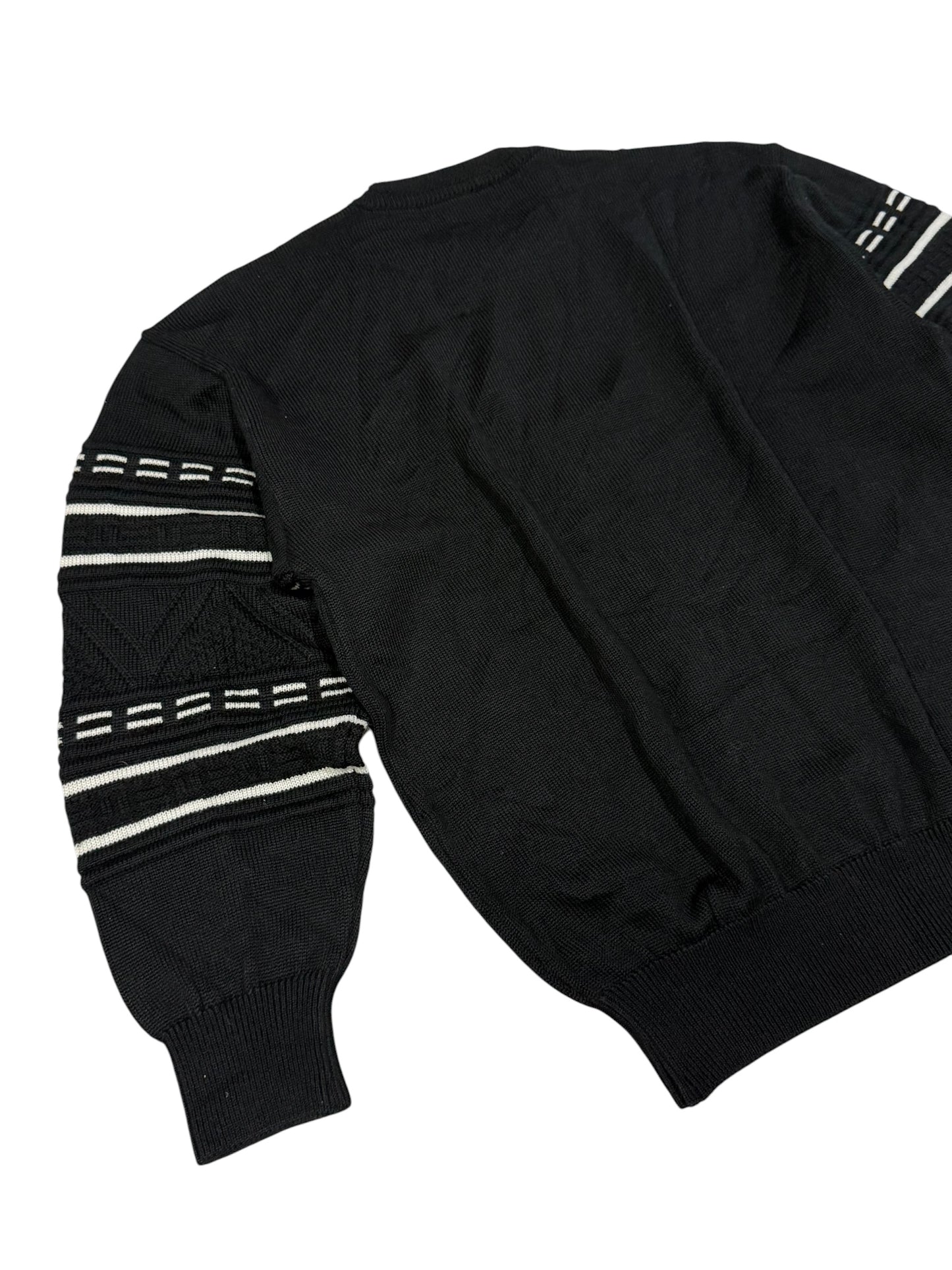 Vintage Seve Ballesteros Renown Golf Sweater Geometric Knit Crewneck Made In Japan