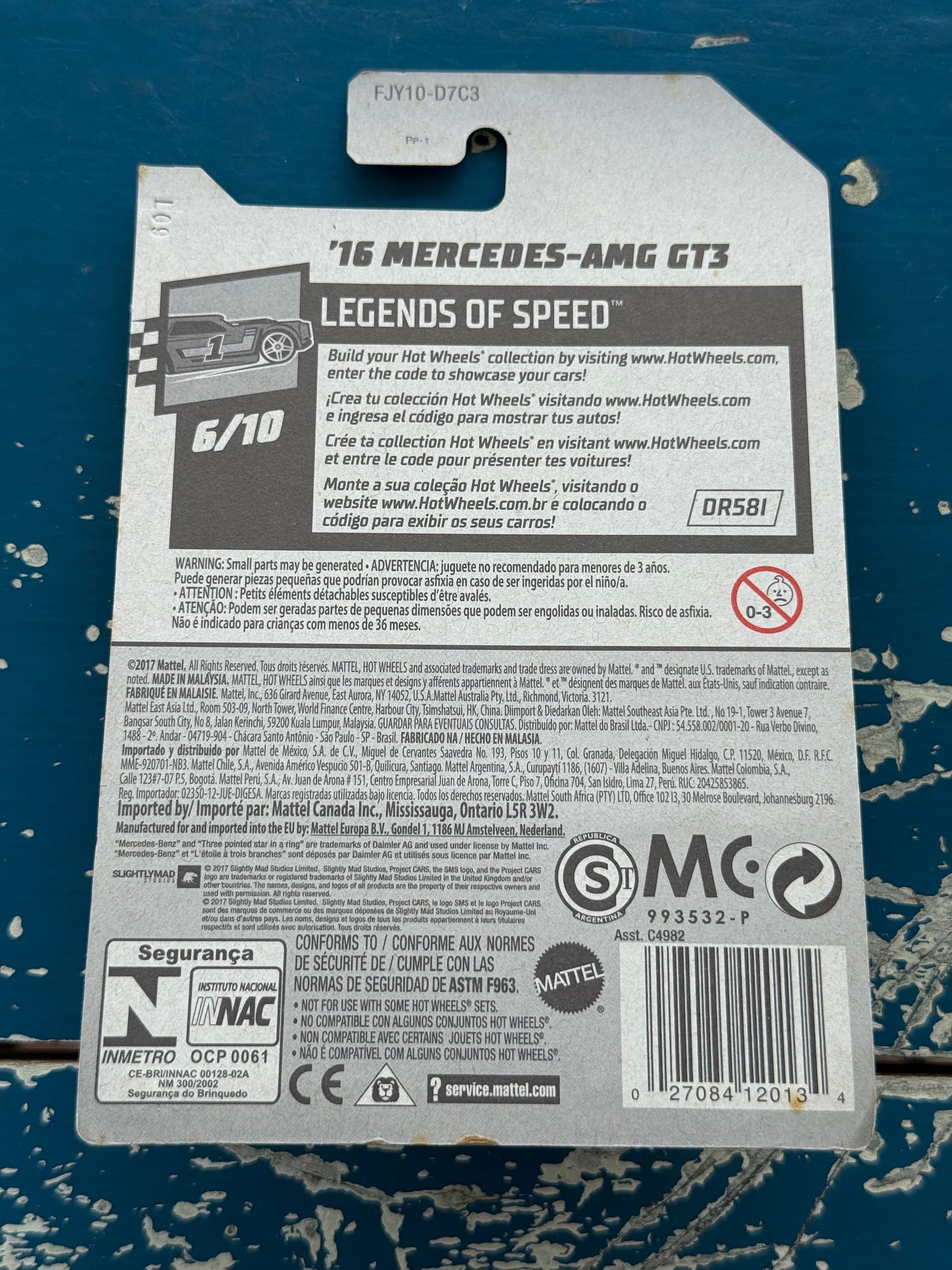 Hot Wheels ‘16 Mercedes-AMG GT3