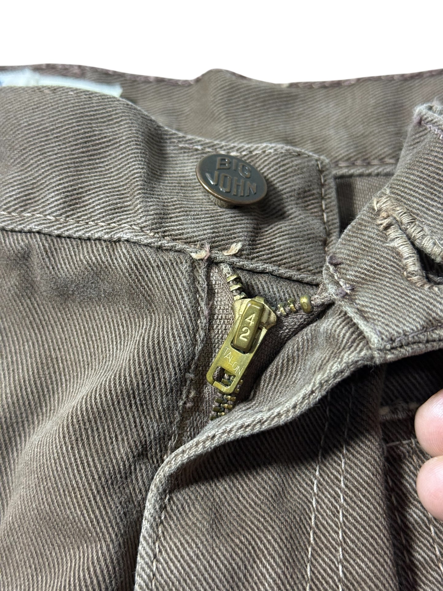 Vintage Big John Brown Jeans Japanese Denim