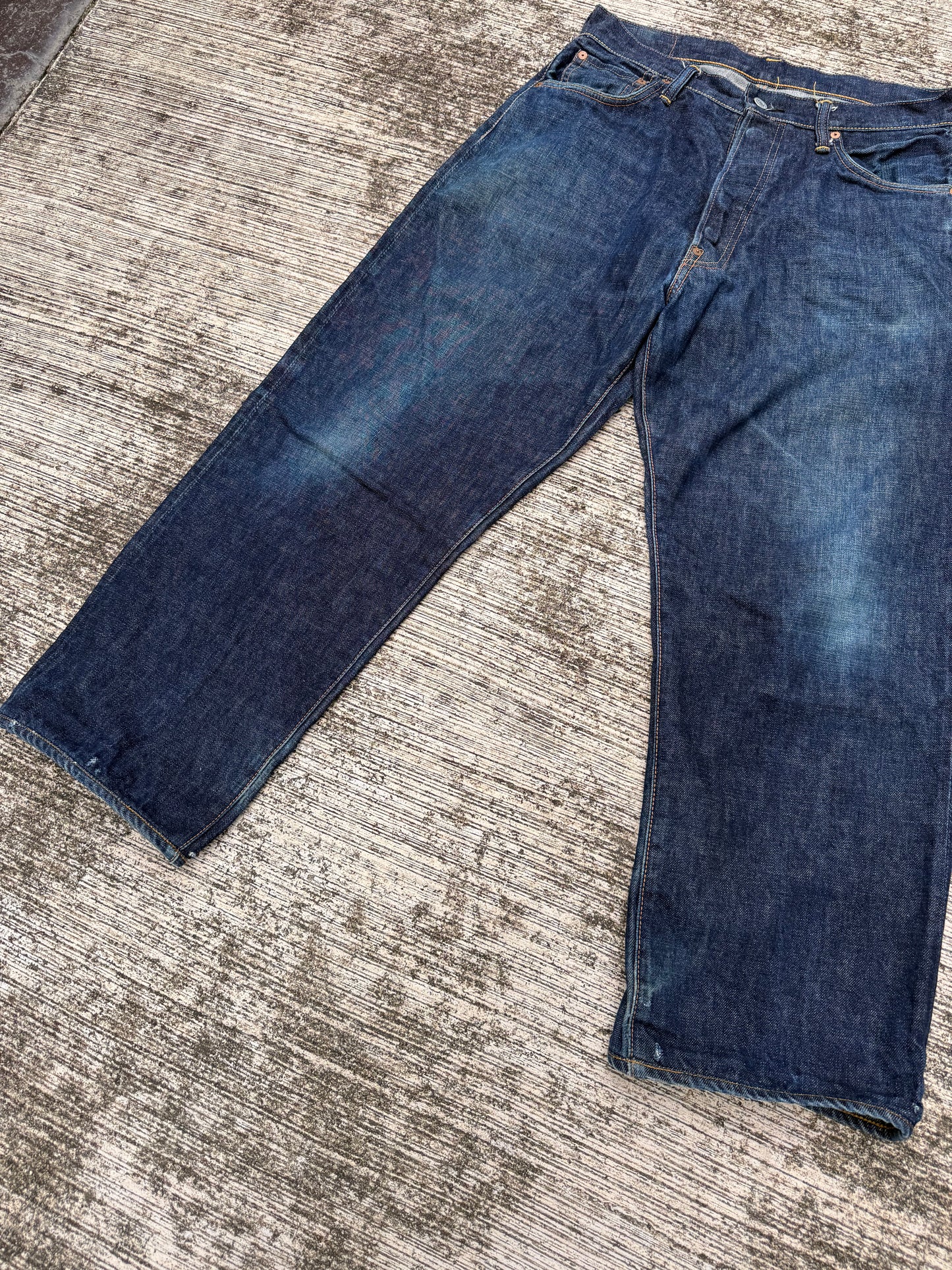 Evisu Japan Lot 2001 Selvedge Jeans Yellow Seagull Arcuate