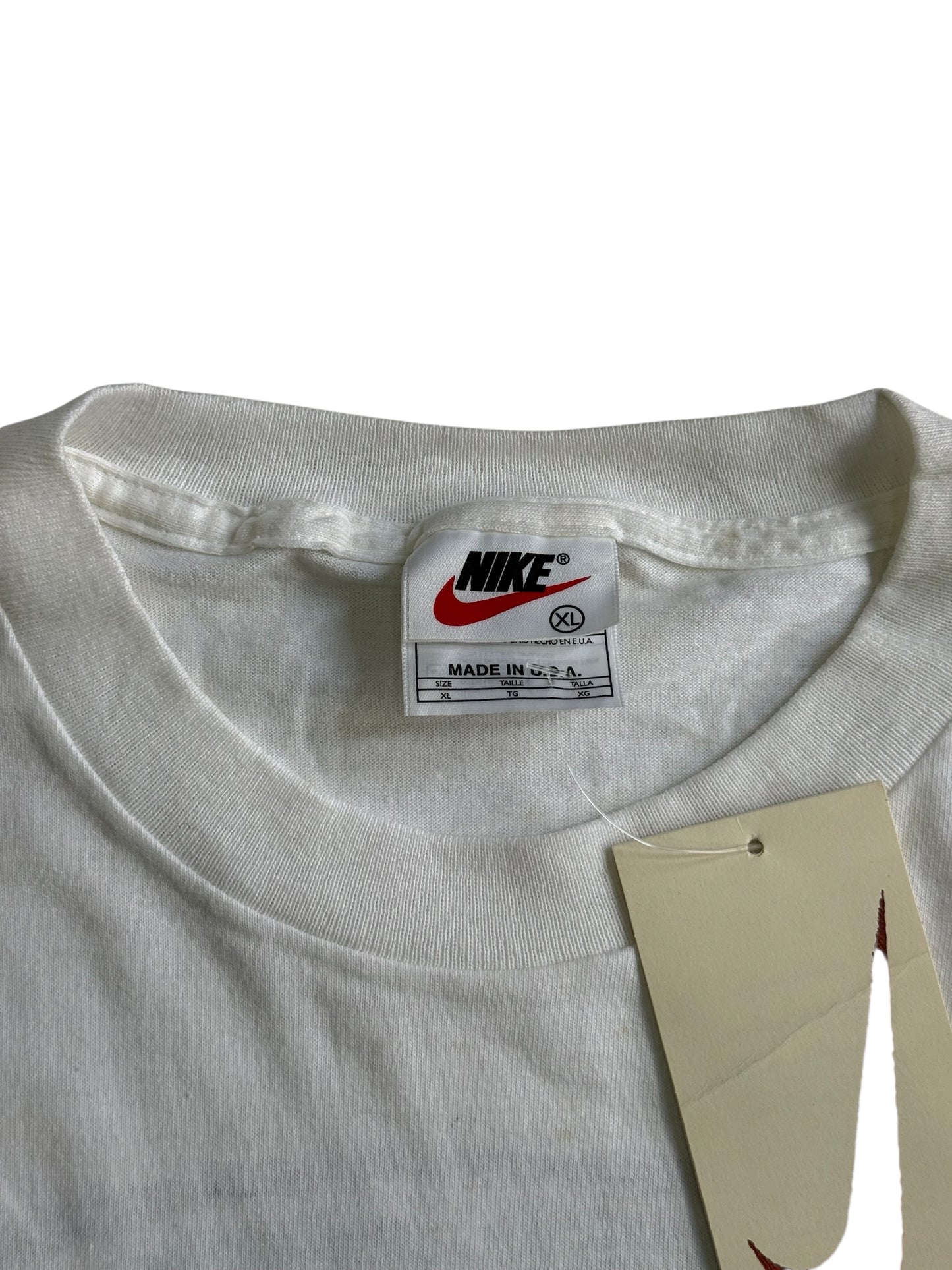Vintage Nike Basketball Tshirt Made In USA Deadstock Oversized